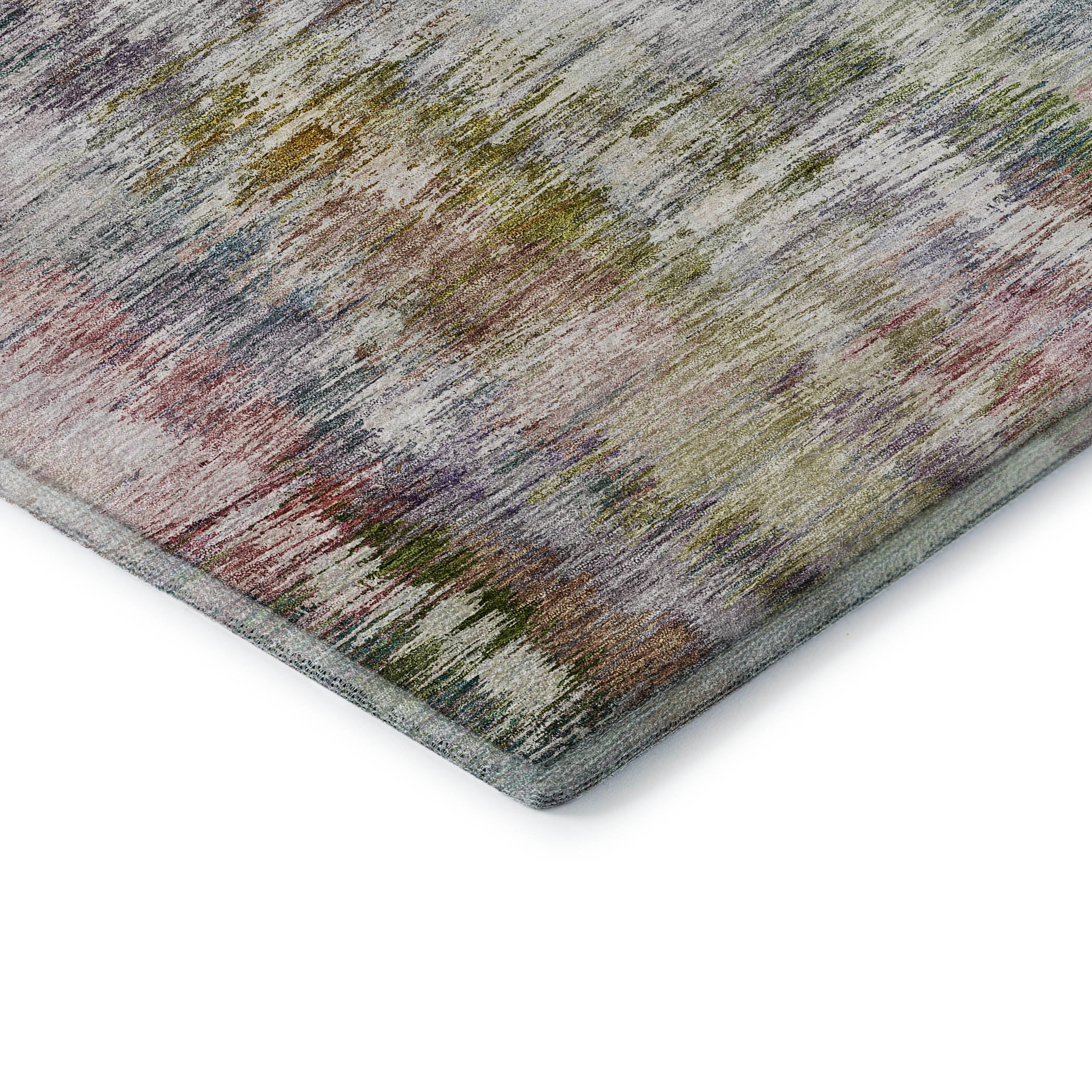 Lucerne Machine Washable Transitional Plum Purple Rug 1'8" x 2'6" #shape_Rectangle