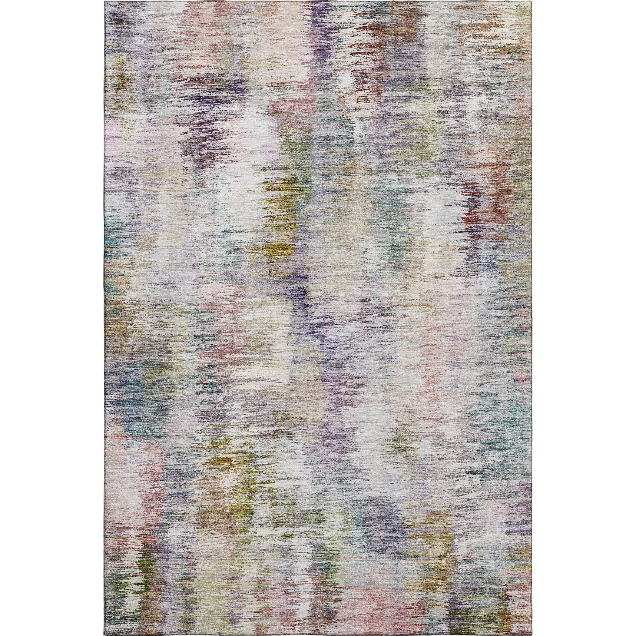 Lucerne Machine Washable Transitional Plum Purple Rug 2'6" x 3'10" #shape_Rectangle