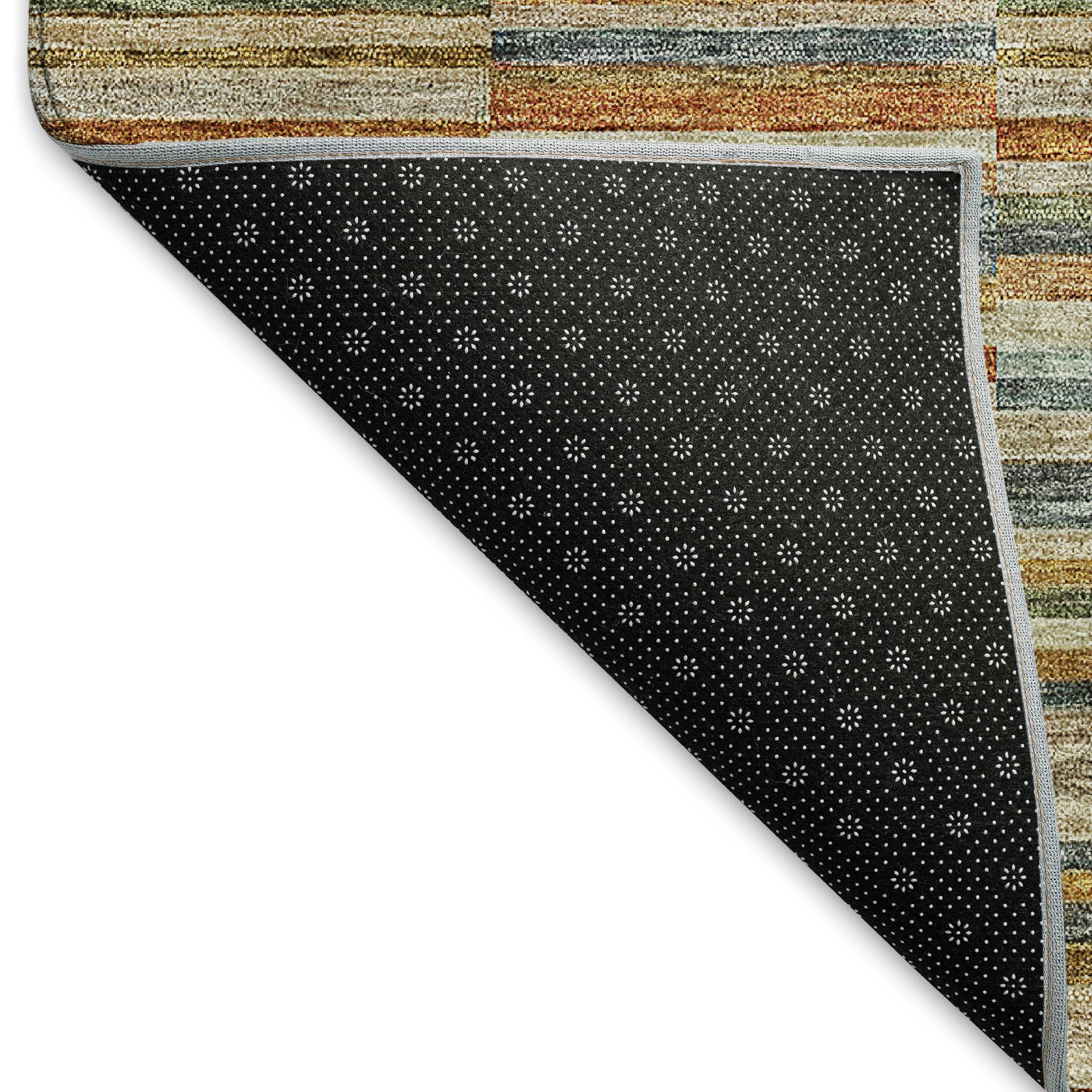 Rome Machine Washable Transitional Paprika Orange Rug 1'8" x 2'6" #shape_Rectangle
