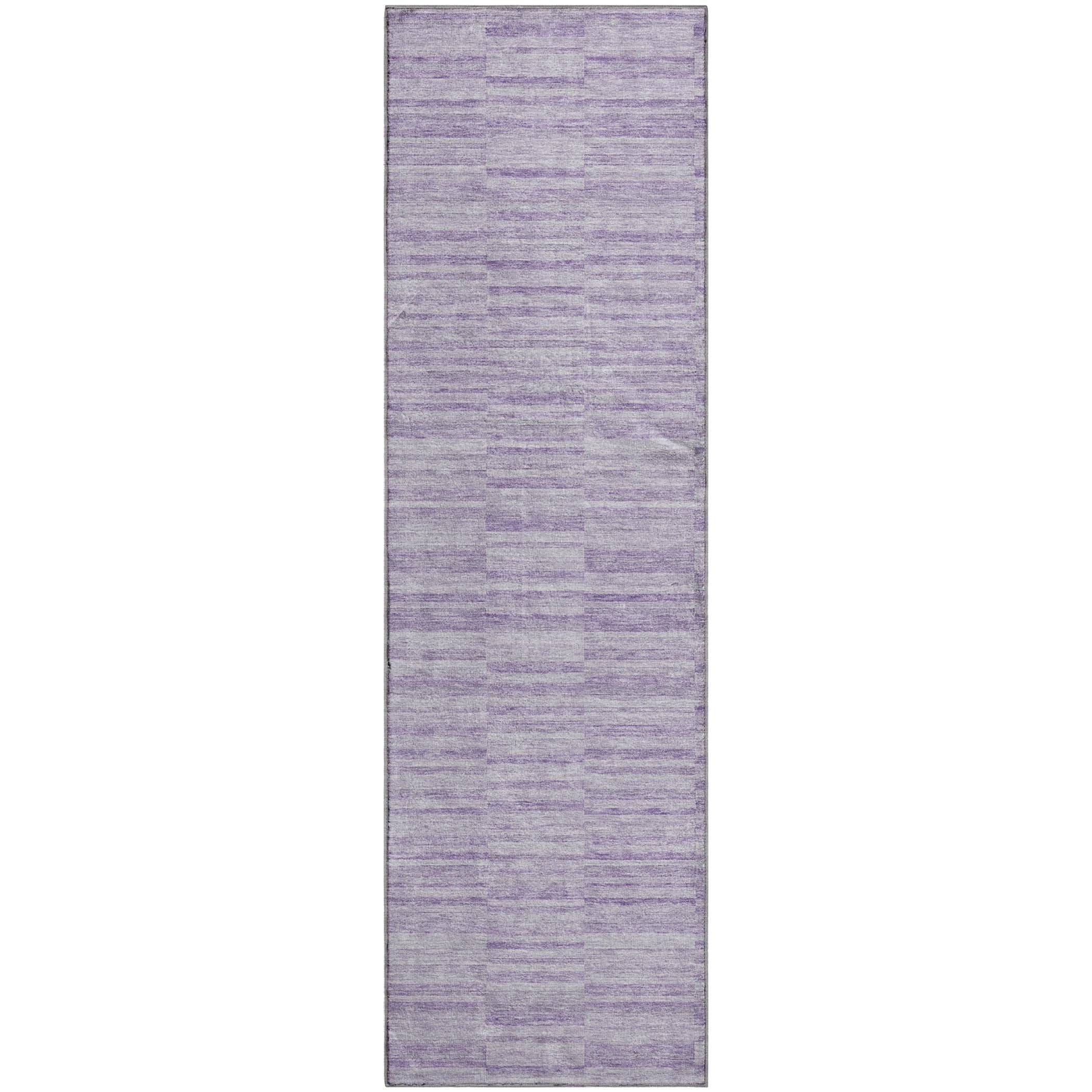 Colombo Machine Washable Transitional Plum Purple Rug 2'3" x 7'6" #shape_Runner