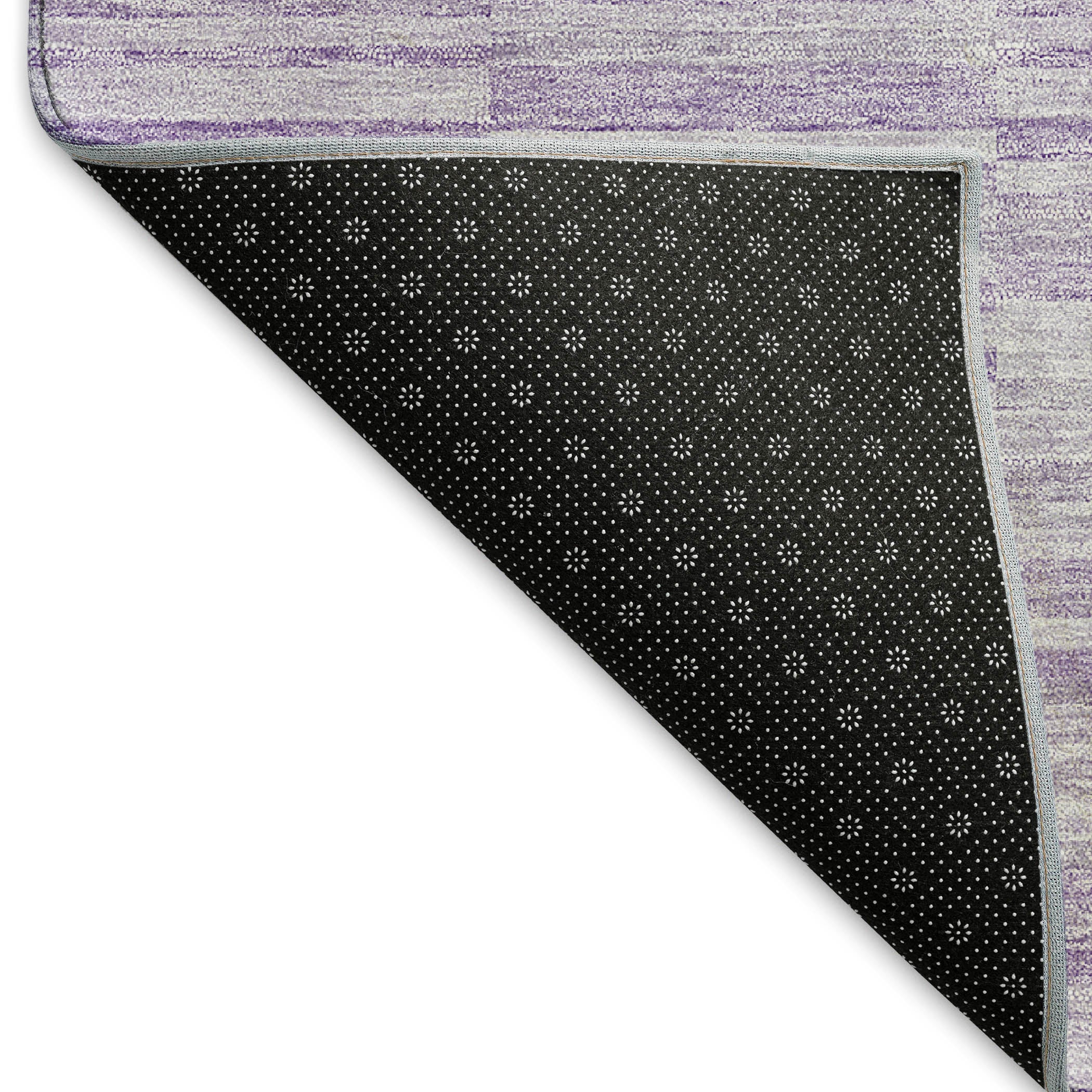 Colombo Machine Washable Transitional Plum Purple Rug 1'8" x 2'6" #shape_Rectangle