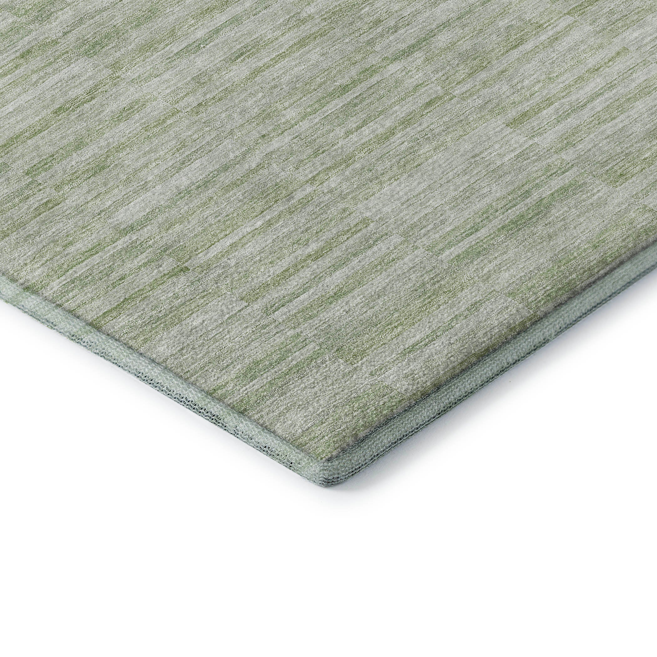 Colombo Machine Washable Transitional Sage Green Rug 1'8" x 2'6" #shape_Rectangle