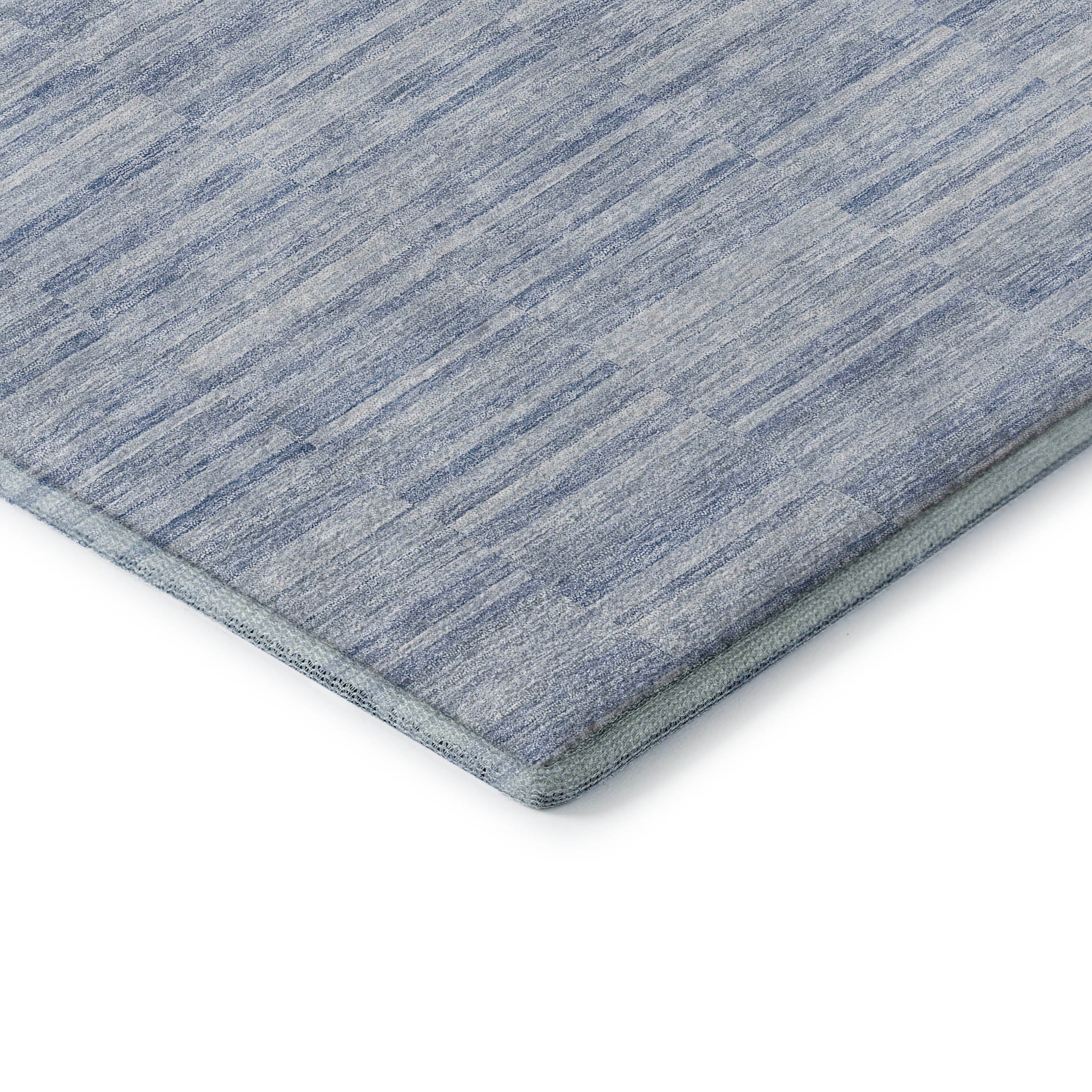 Colombo Machine Washable Transitional Sky Blue Rug 1'8" x 2'6" #shape_Rectangle