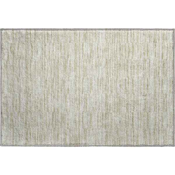 Colombo Machine Washable Transitional Taupe Brown Rug 1'8" x 2'6"