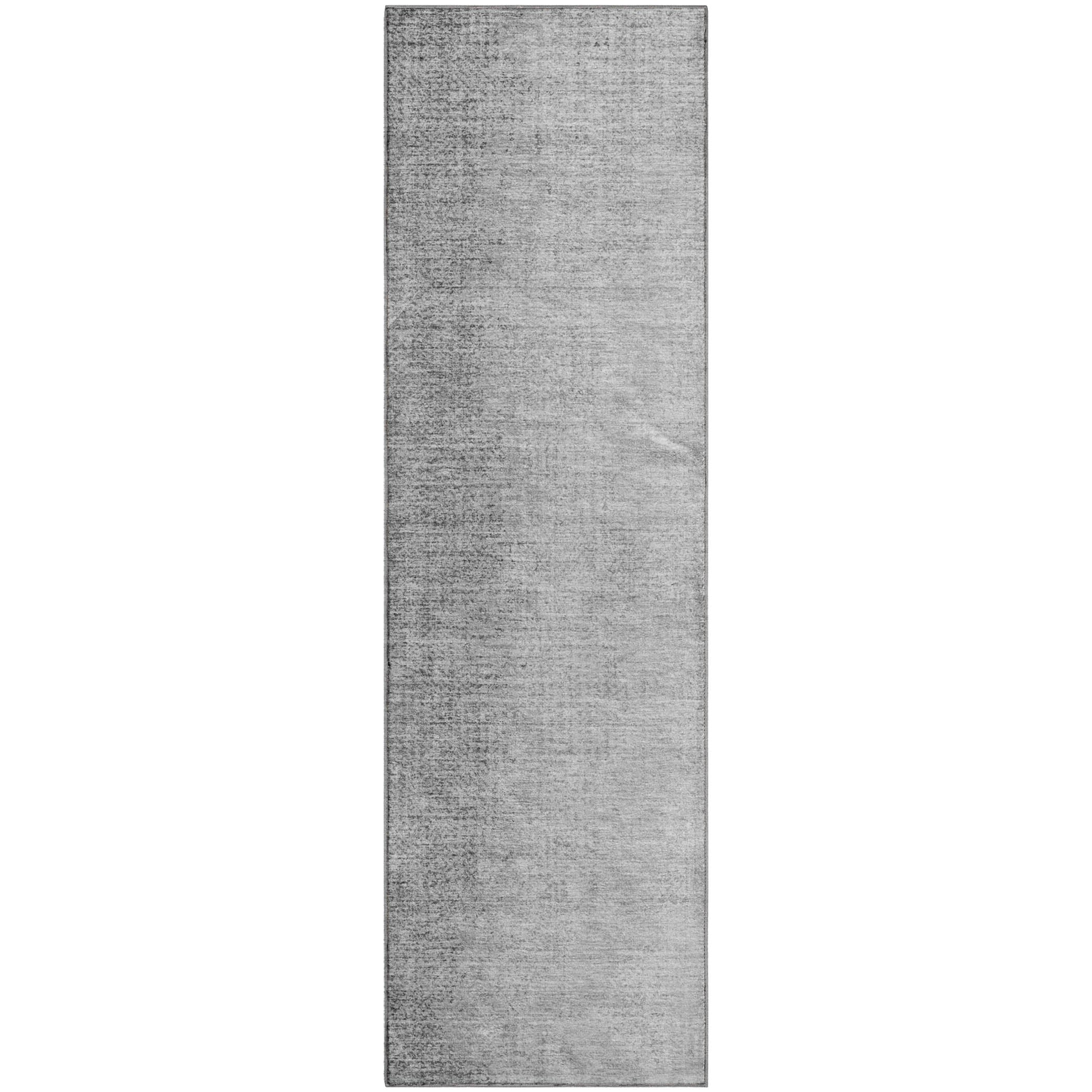 Mostar Machine Washable Transitional Gray Rug 2'3" x 7'6" #shape_Runner