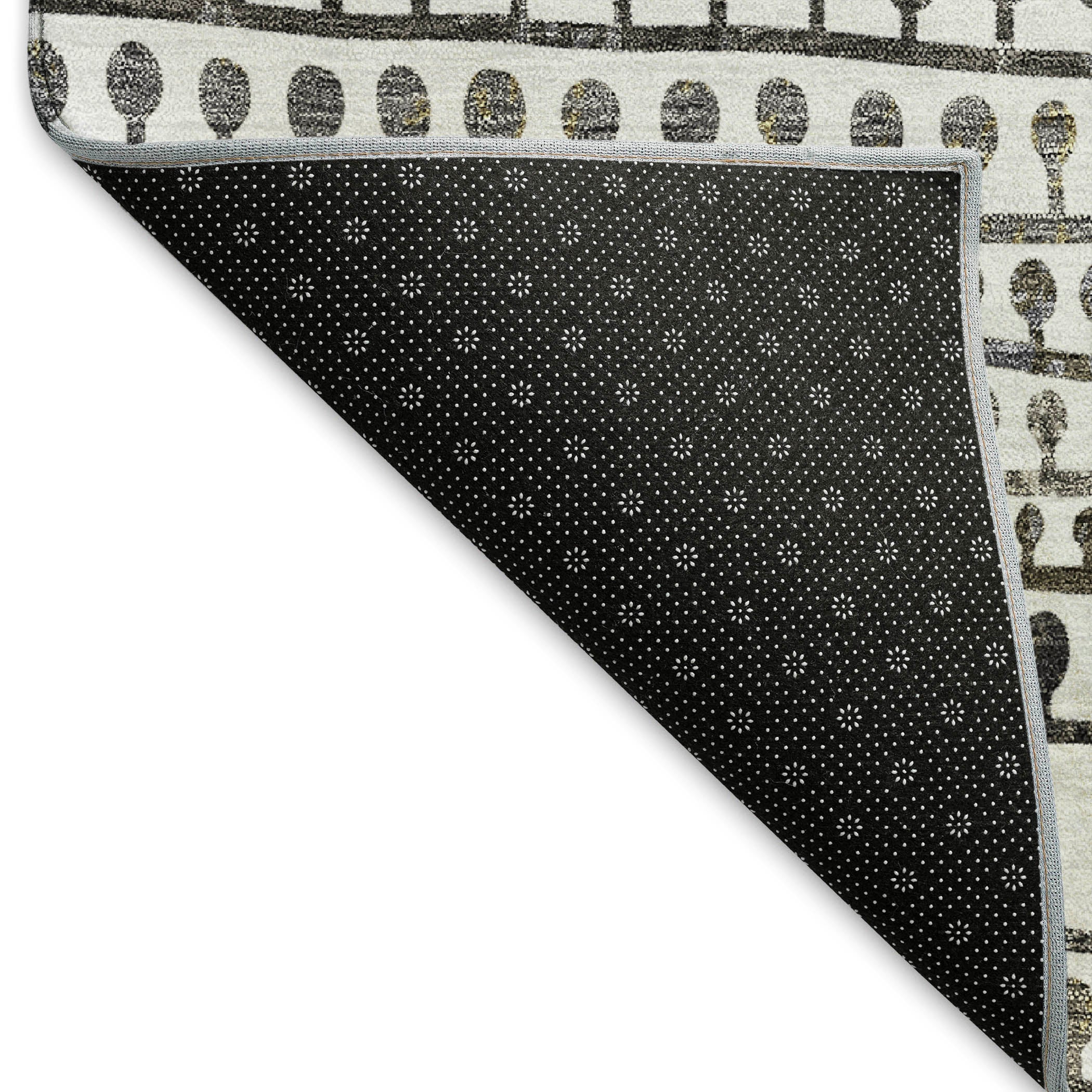 Nairobi Machine Washable Transitional Ivory Rug 1'8" x 2'6" #shape_Rectangle