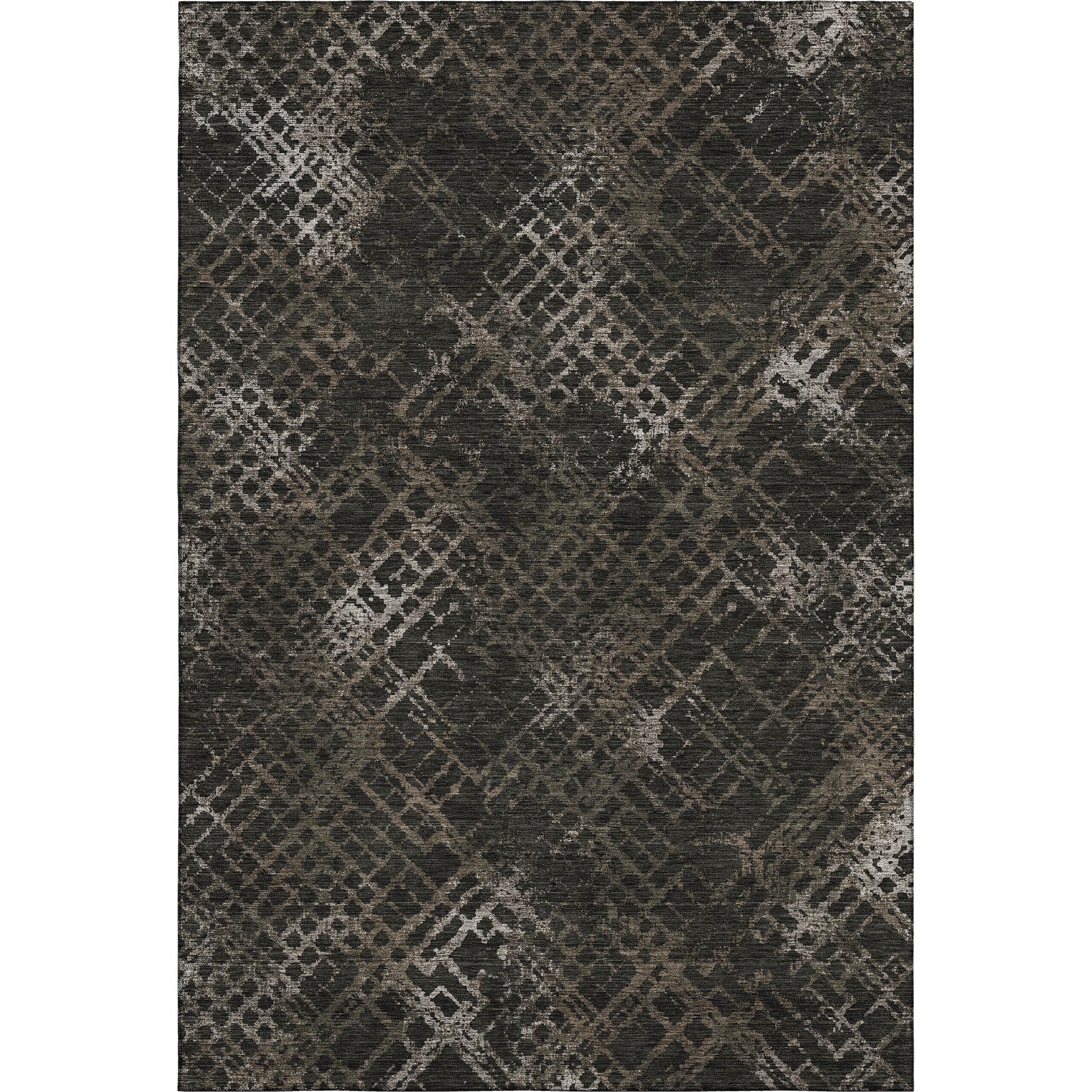 Tallinn Machine Washable Transitional Fudge Brown Rug 2'6" x 3'10" #shape_Rectangle