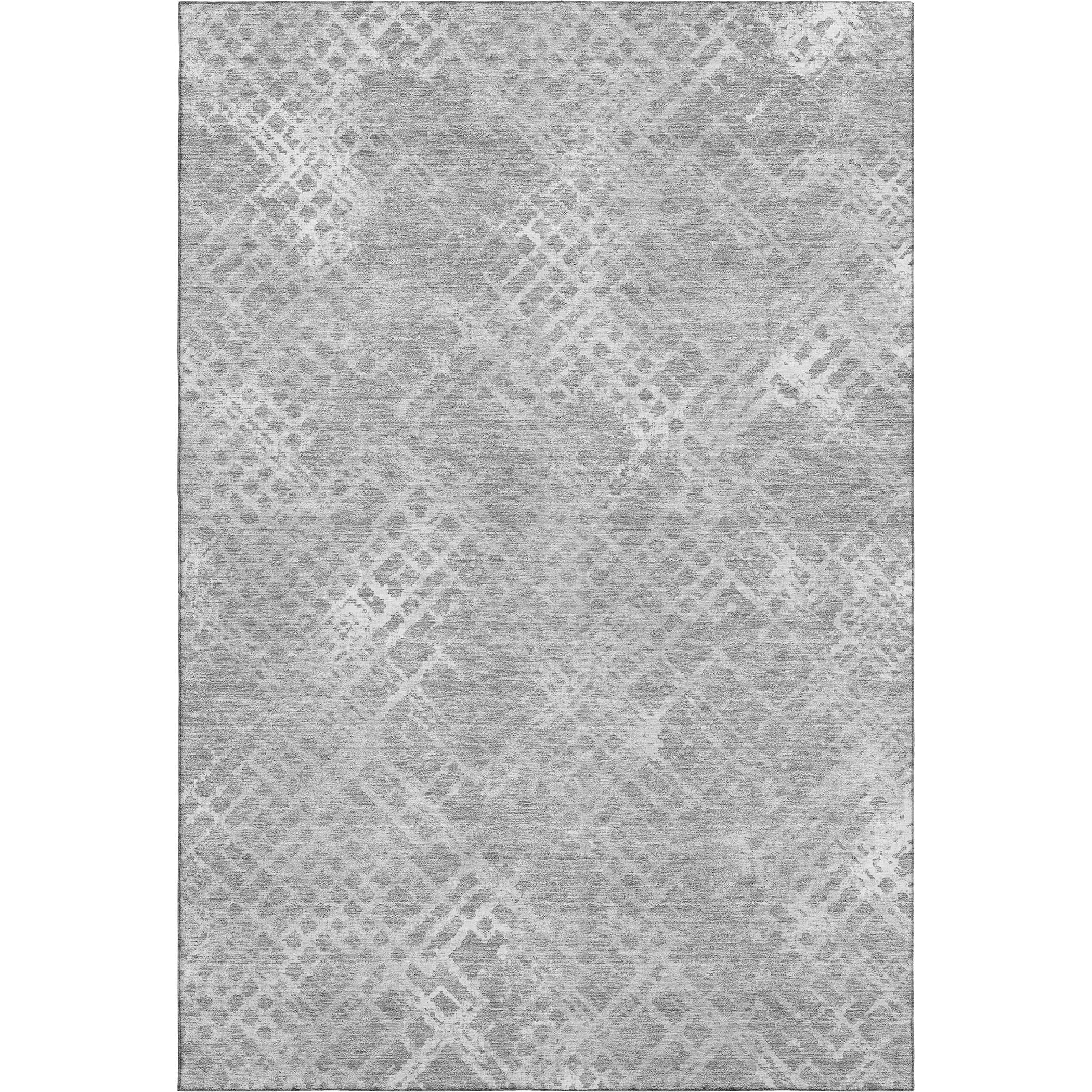 Tallinn Machine Washable Transitional Gray Rug 2'6" x 3'10" #shape_Rectangle