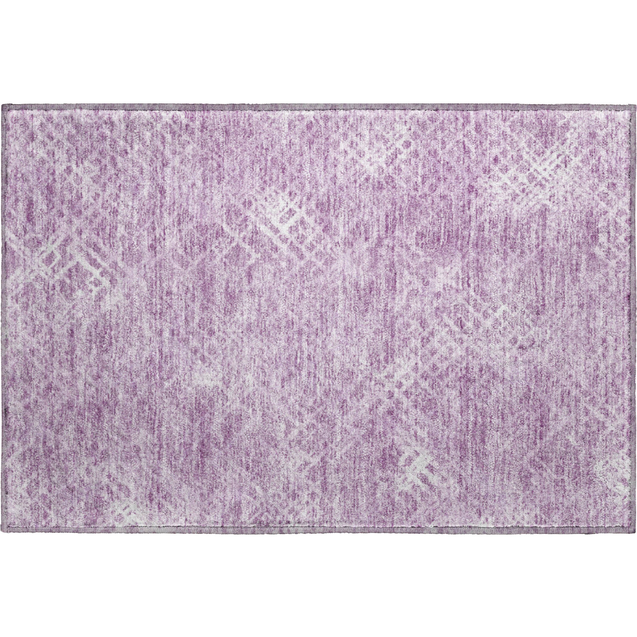 Tallinn Machine Washable Transitional Lavender Purple Rug 1'8" x 2'6" #shape_Rectangle