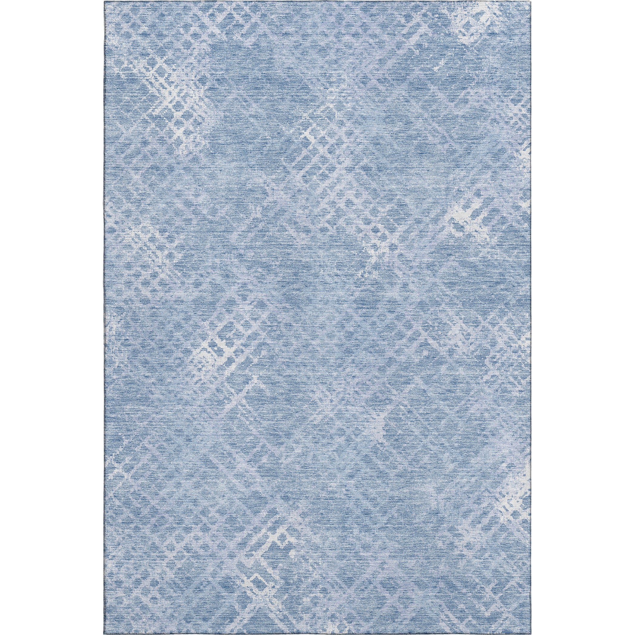 Tallinn Machine Washable Transitional Sky Blue Rug 2'6" x 3'10" #shape_Rectangle