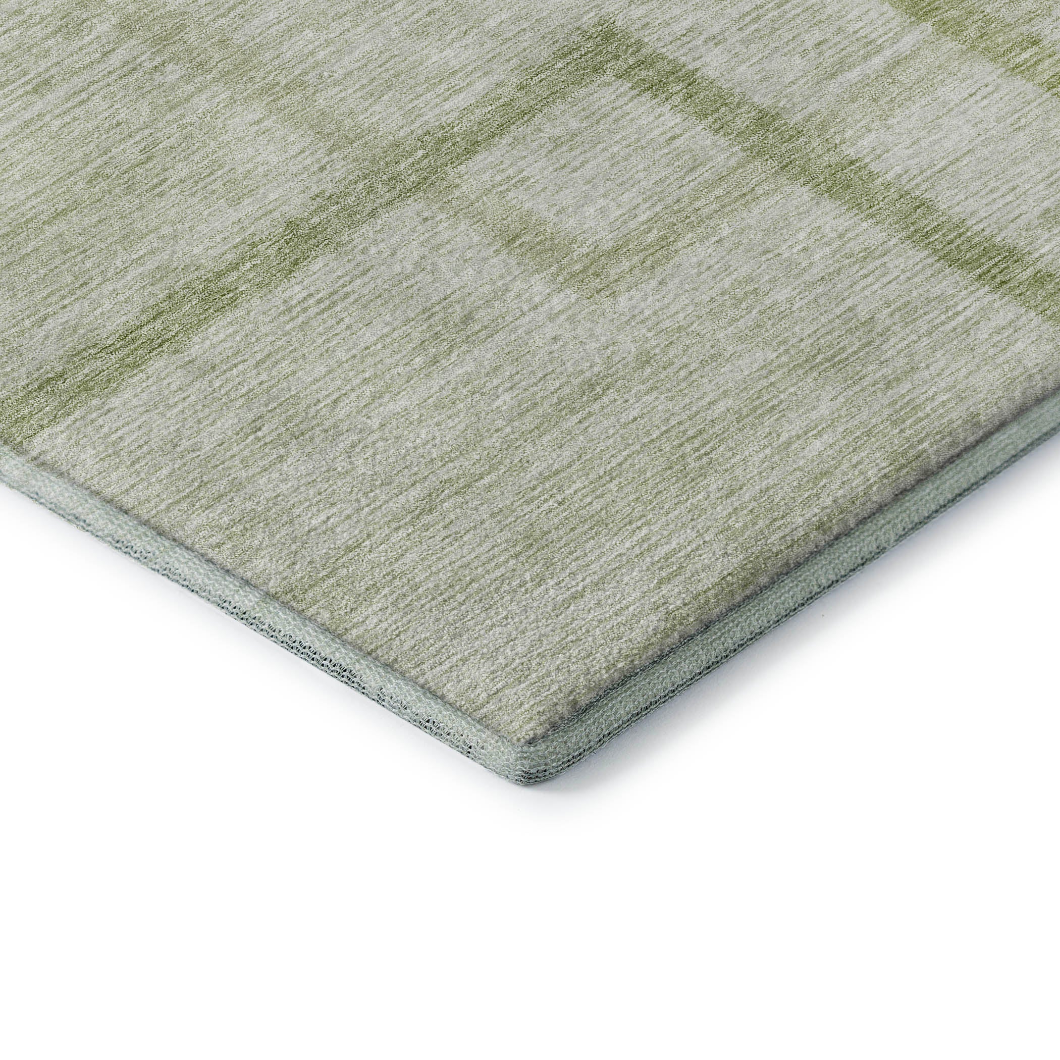 Montevideo Machine Washable Transitional Aloe Green Rug 1'8" x 2'6" #shape_Rectangle