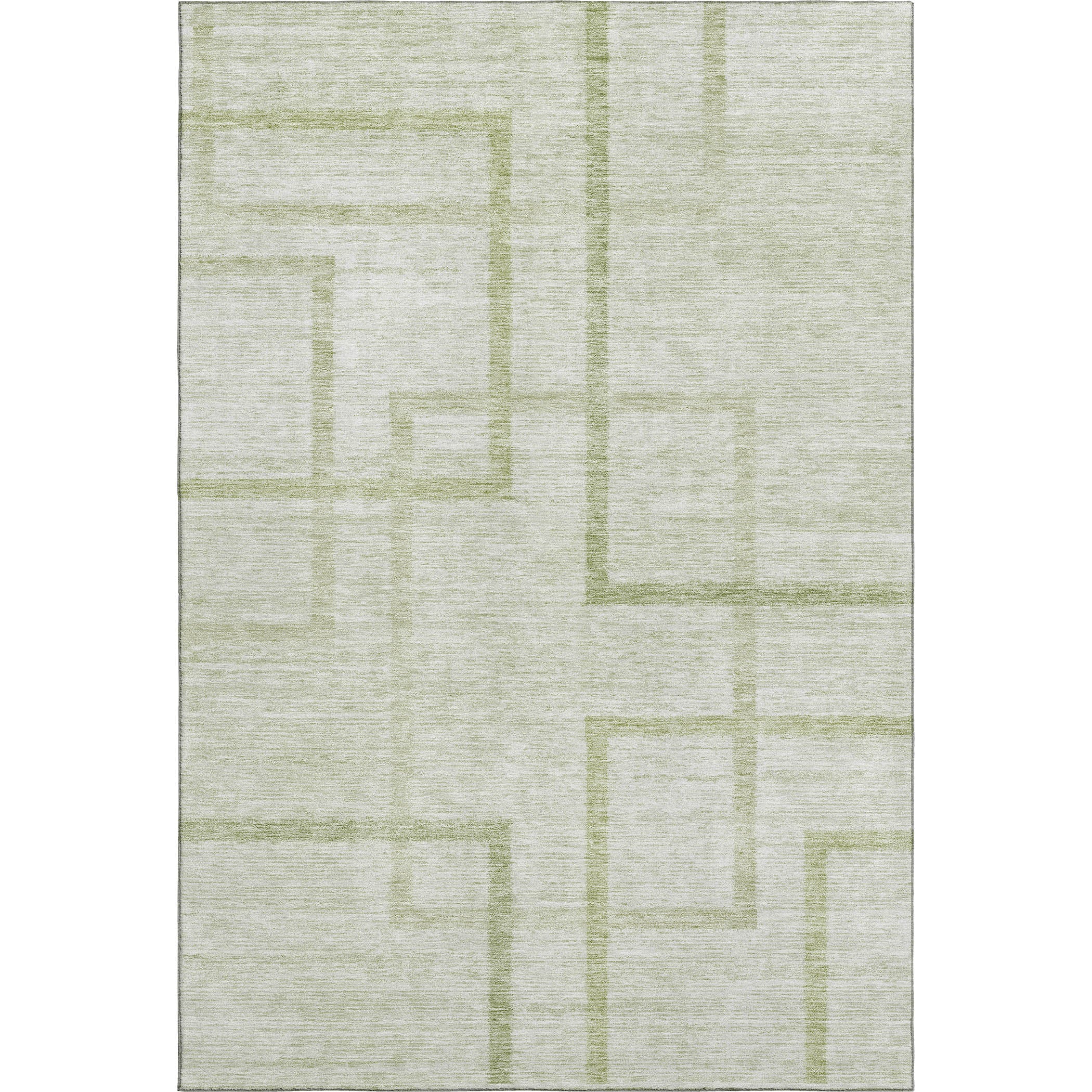 Montevideo Machine Washable Transitional Aloe Green Rug 2'6" x 3'10" #shape_Rectangle