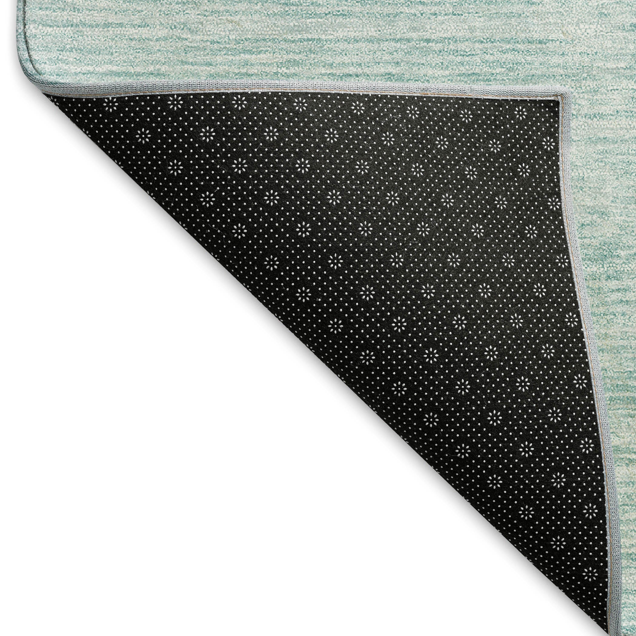 Montevideo Machine Washable Transitional Teal Rug 1'8" x 2'6" #shape_Rectangle