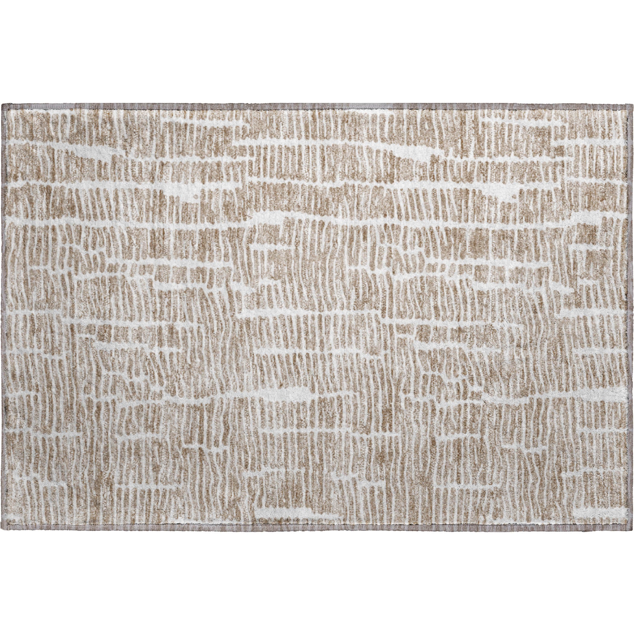 Lima Machine Washable Transitional Brown Rug 1'8" x 2'6" #shape_Rectangle