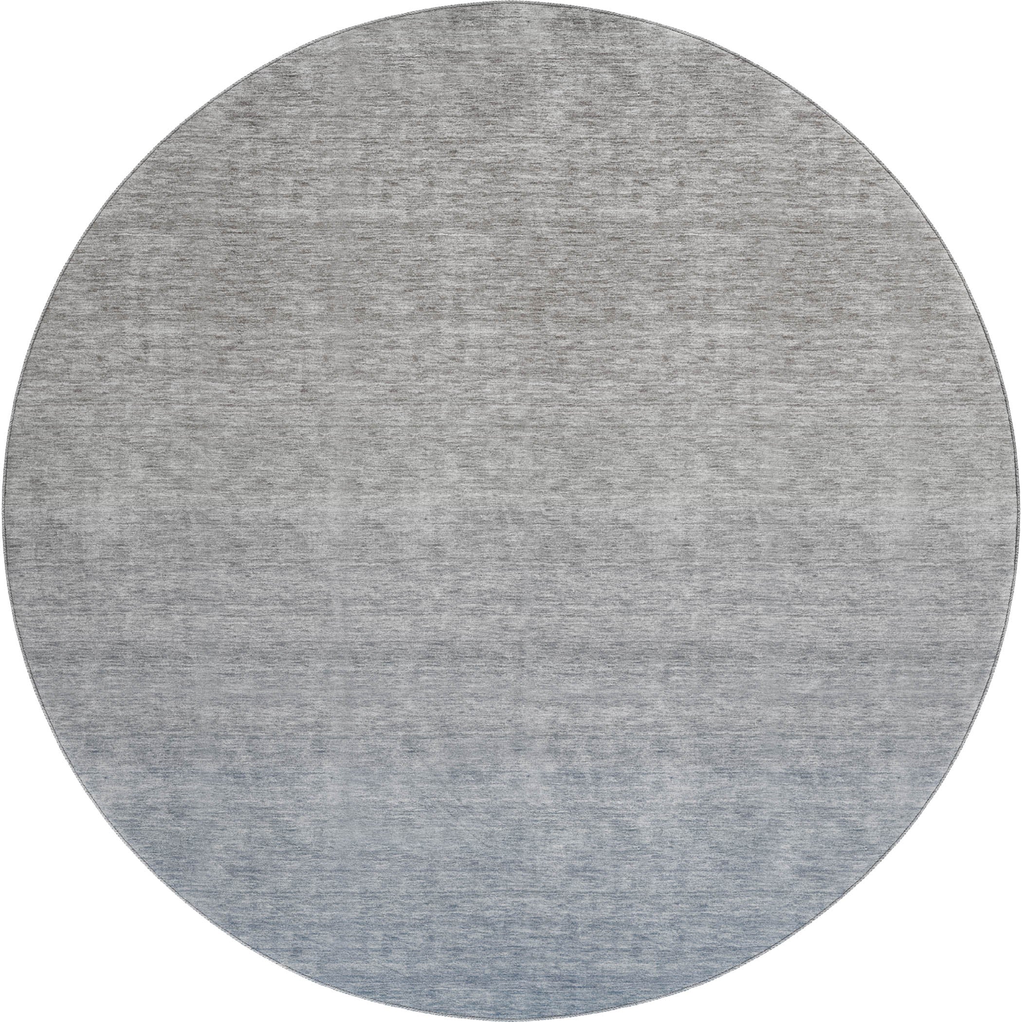 Tallinn Machine Washable Transitional Blue Rug 8' x 8' #shape_Round