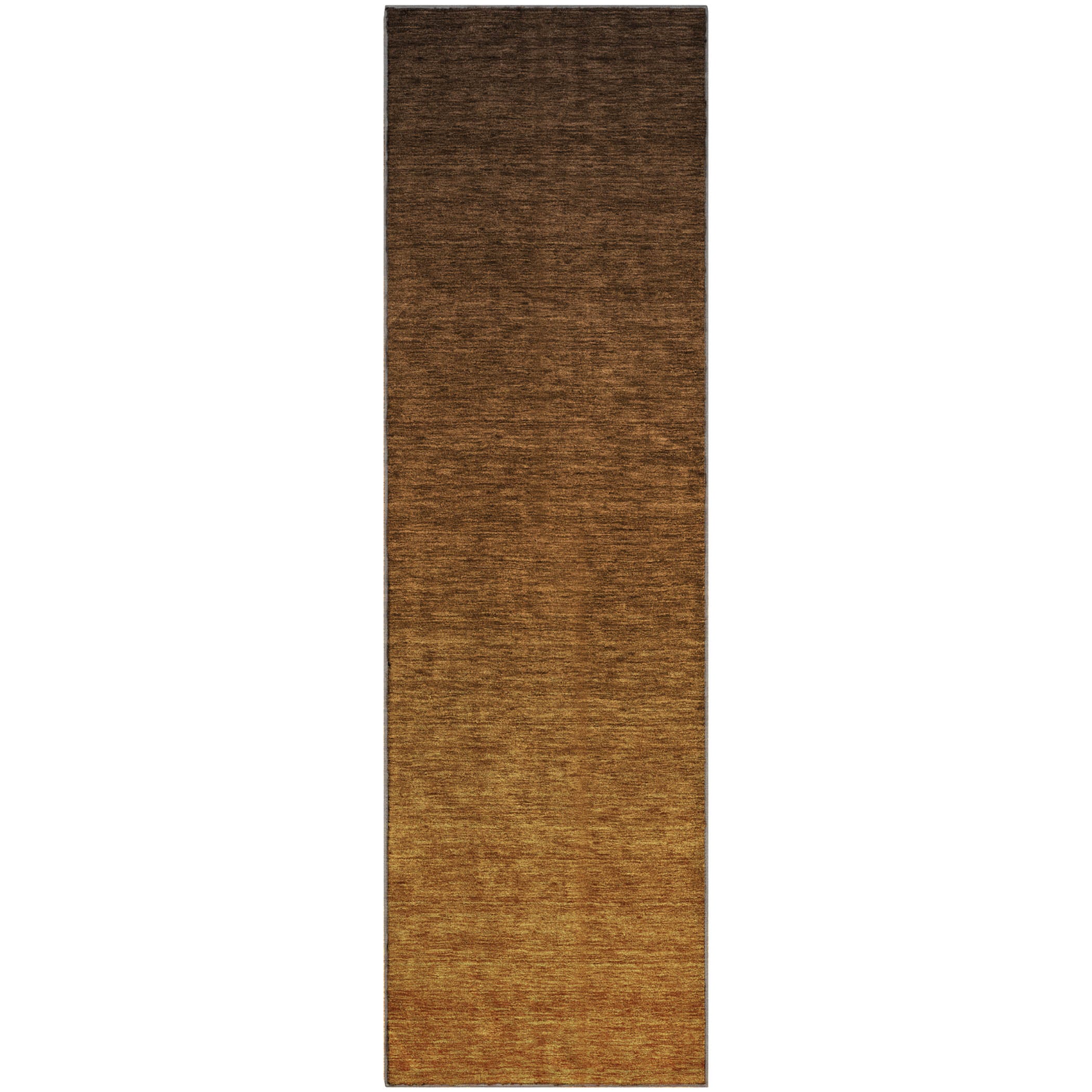 Tallinn Machine Washable Transitional Chocolate Brown Rug 2'3" x 7'6" #shape_Runner