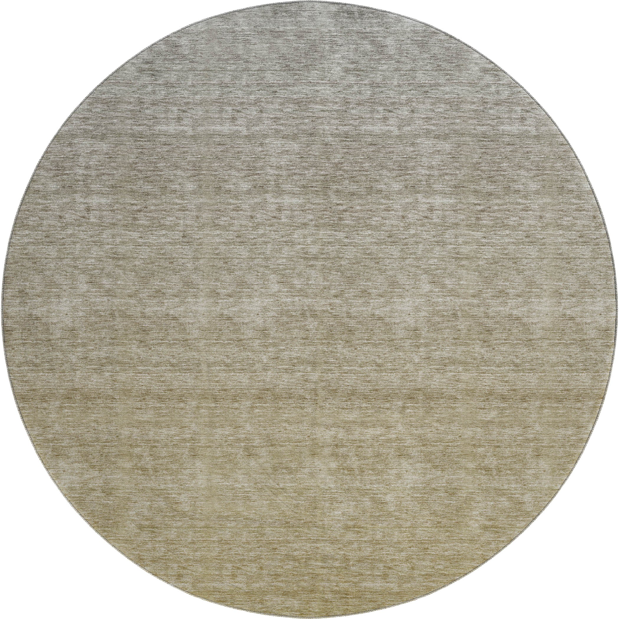 Tallinn Machine Washable Transitional Gold Rug 8' x 8' #shape_Round