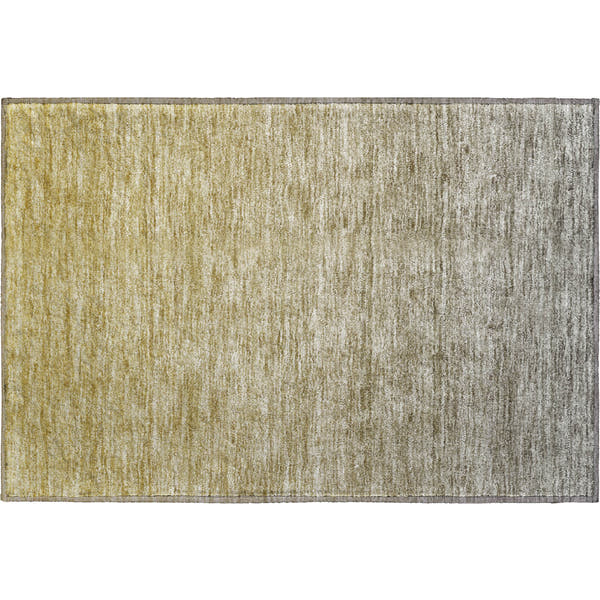 Tallinn Machine Washable Transitional Gold Rug 1'8" x 2'6"