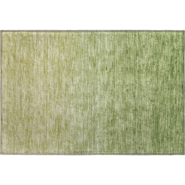 Tallinn Machine Washable Transitional Green Rug 1'8" x 2'6"