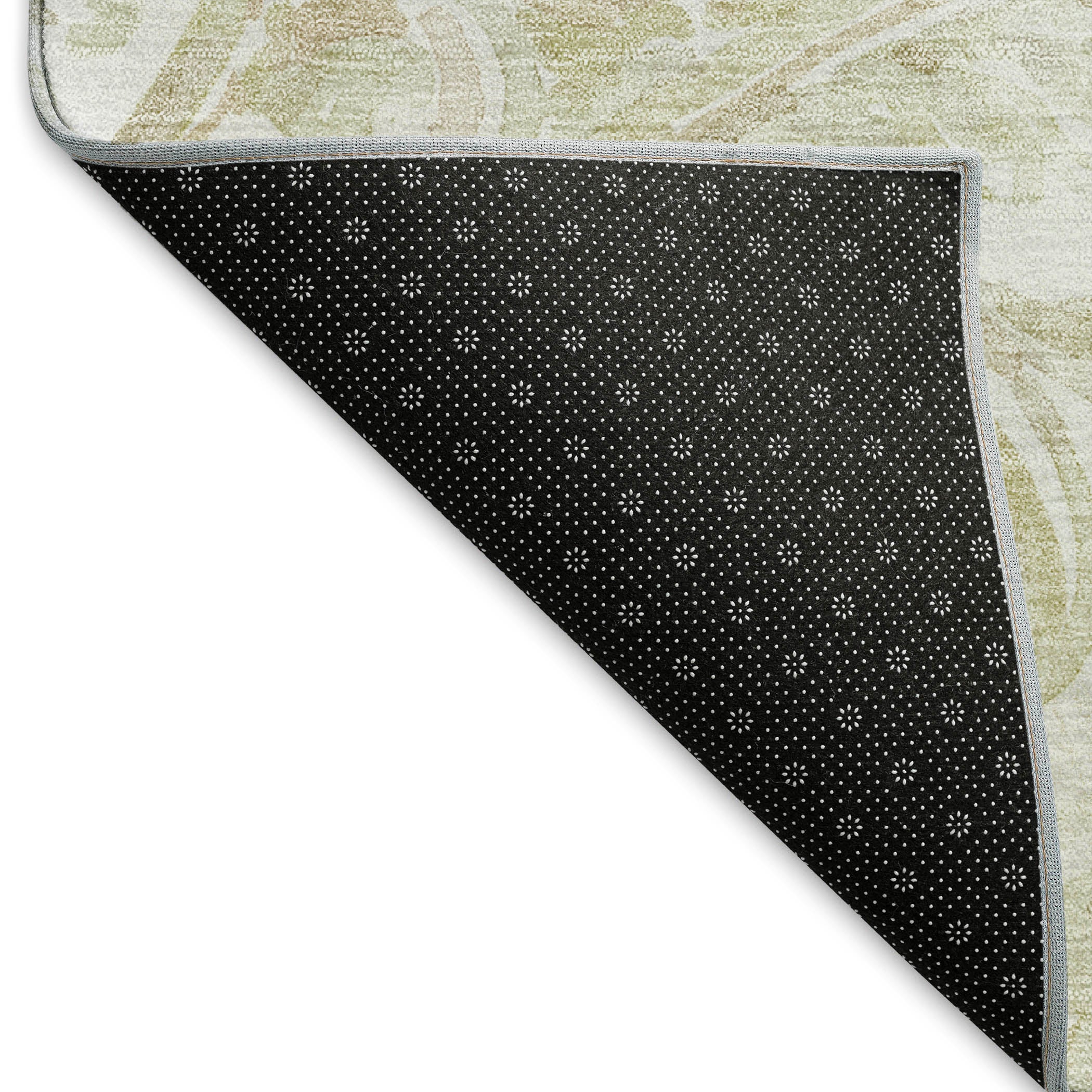 Budapest Machine Washable Transitional Beige Brown Rug 1'8" x 2'6" #shape_Rectangle