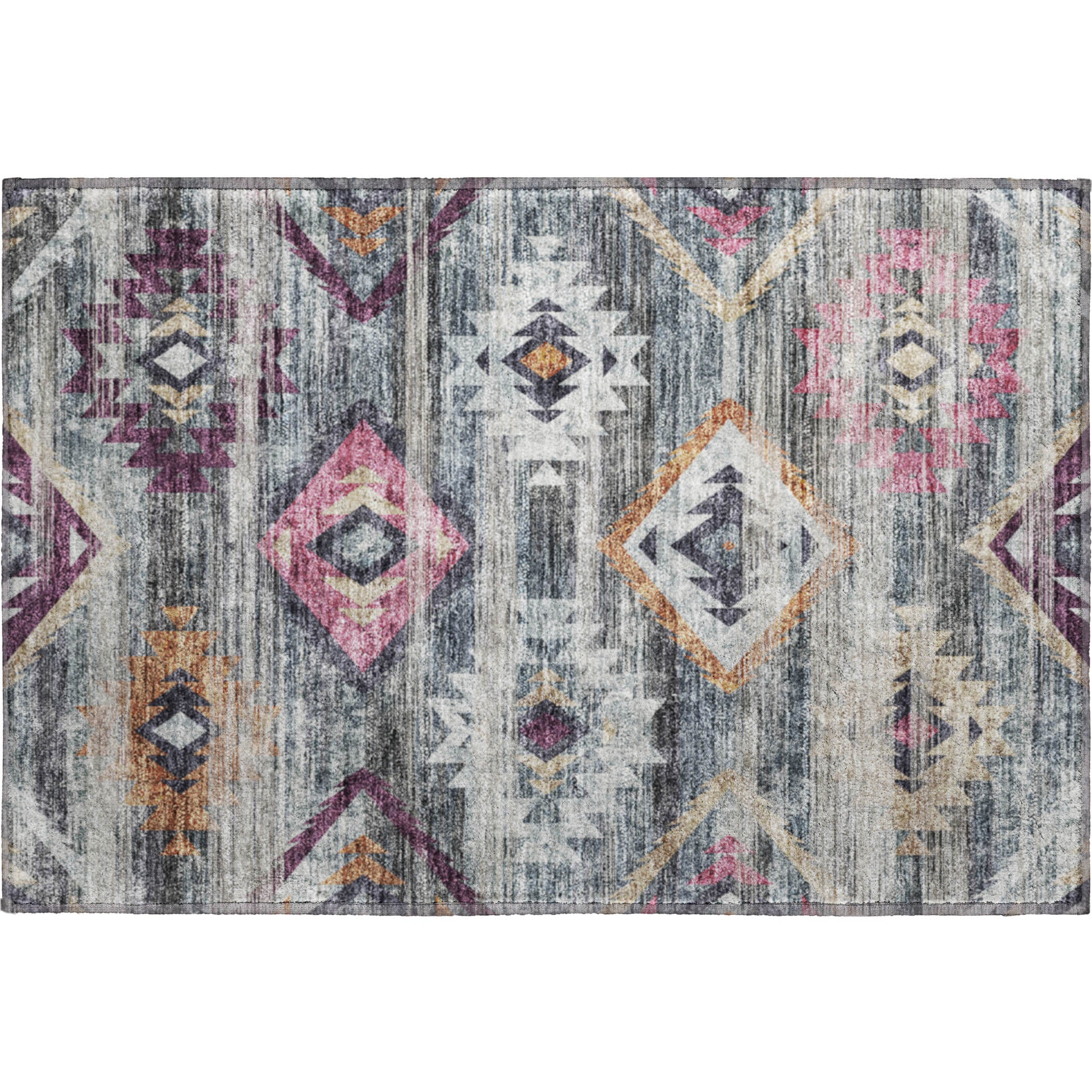 Ghent Machine Washable Transitional Gray Rug 1'8" x 2'6" #shape_Rectangle