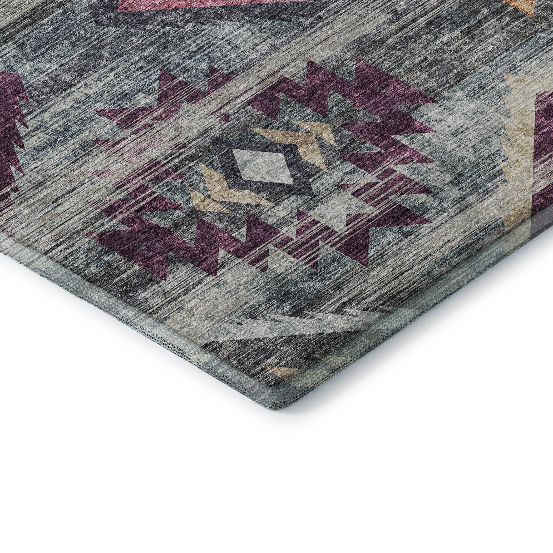 Ghent Machine Washable Transitional Gray Rug 1'8" x 2'6" #shape_Rectangle