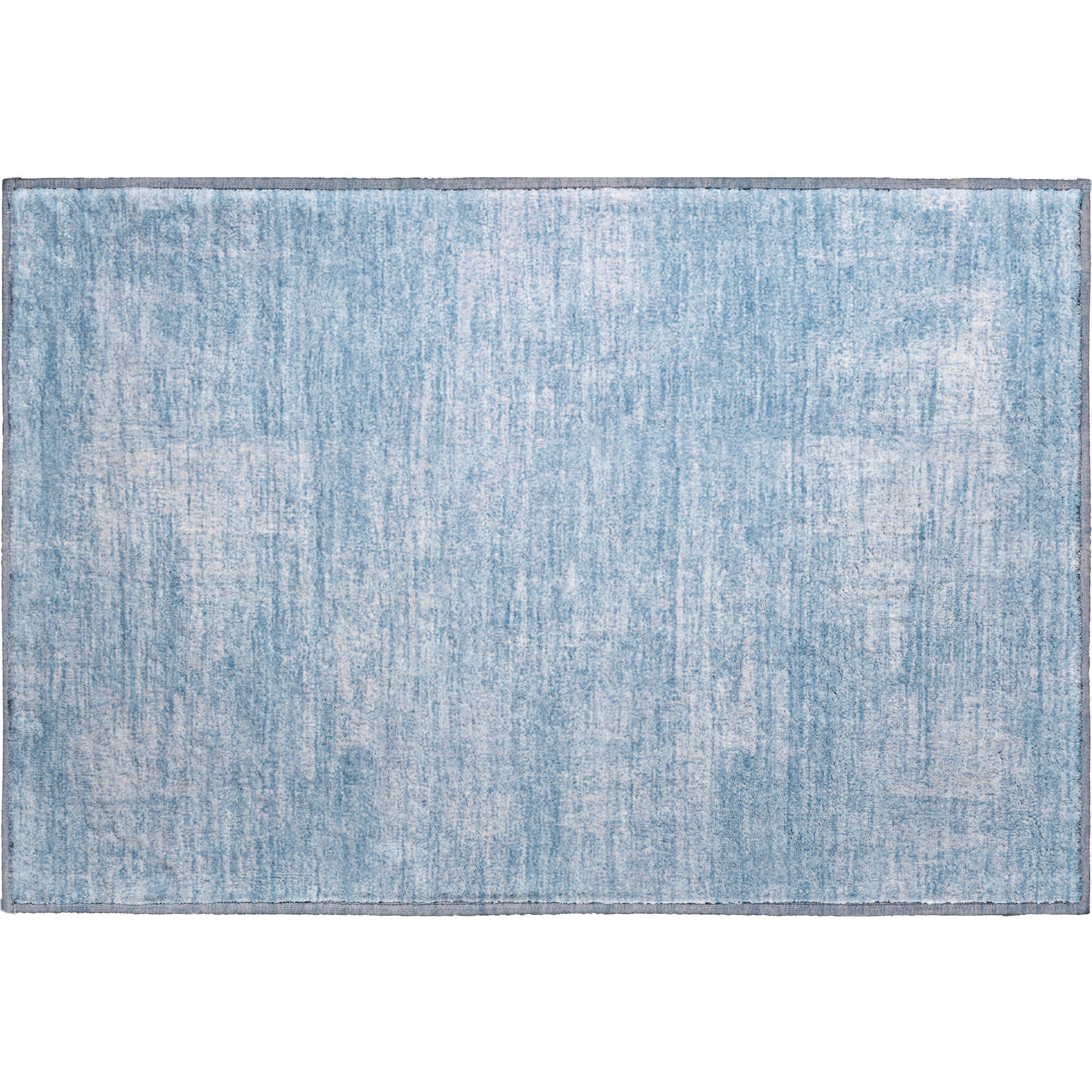 Bern Machine Washable Transitional Blue Rug 1'8" x 2'6" #shape_Rectangle