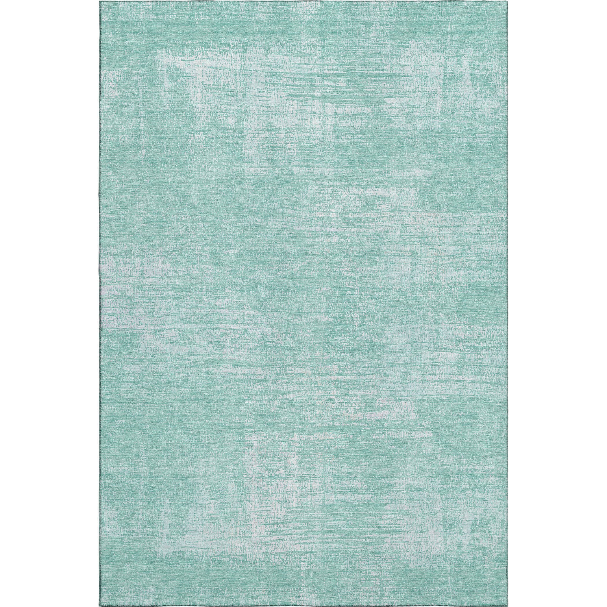 Bern Machine Washable Transitional Turquoise Teal Rug 2'6" x 3'10" #shape_Rectangle