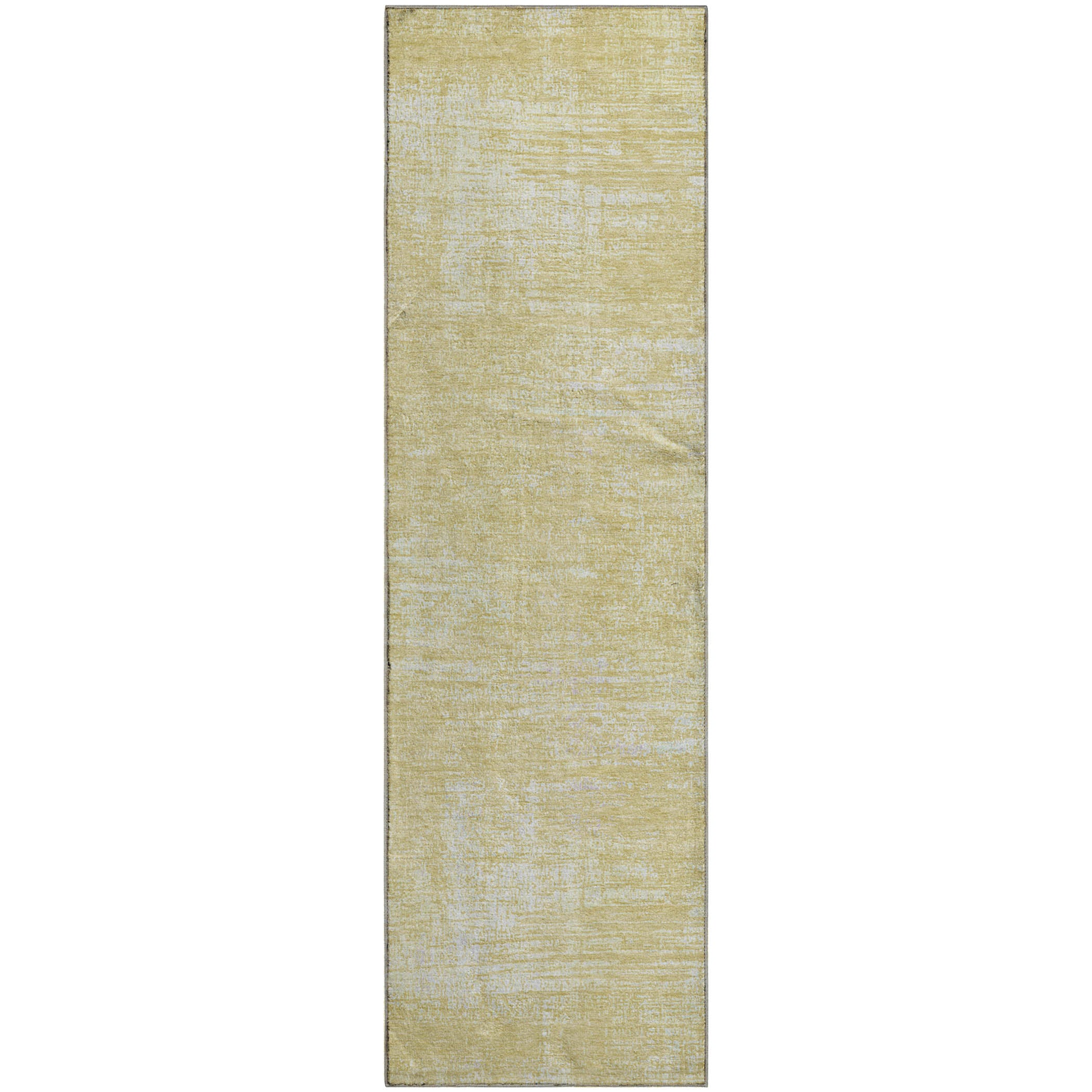 Bern Machine Washable Transitional Wheat Gold Rug 2'3" x 7'6" #shape_Runner