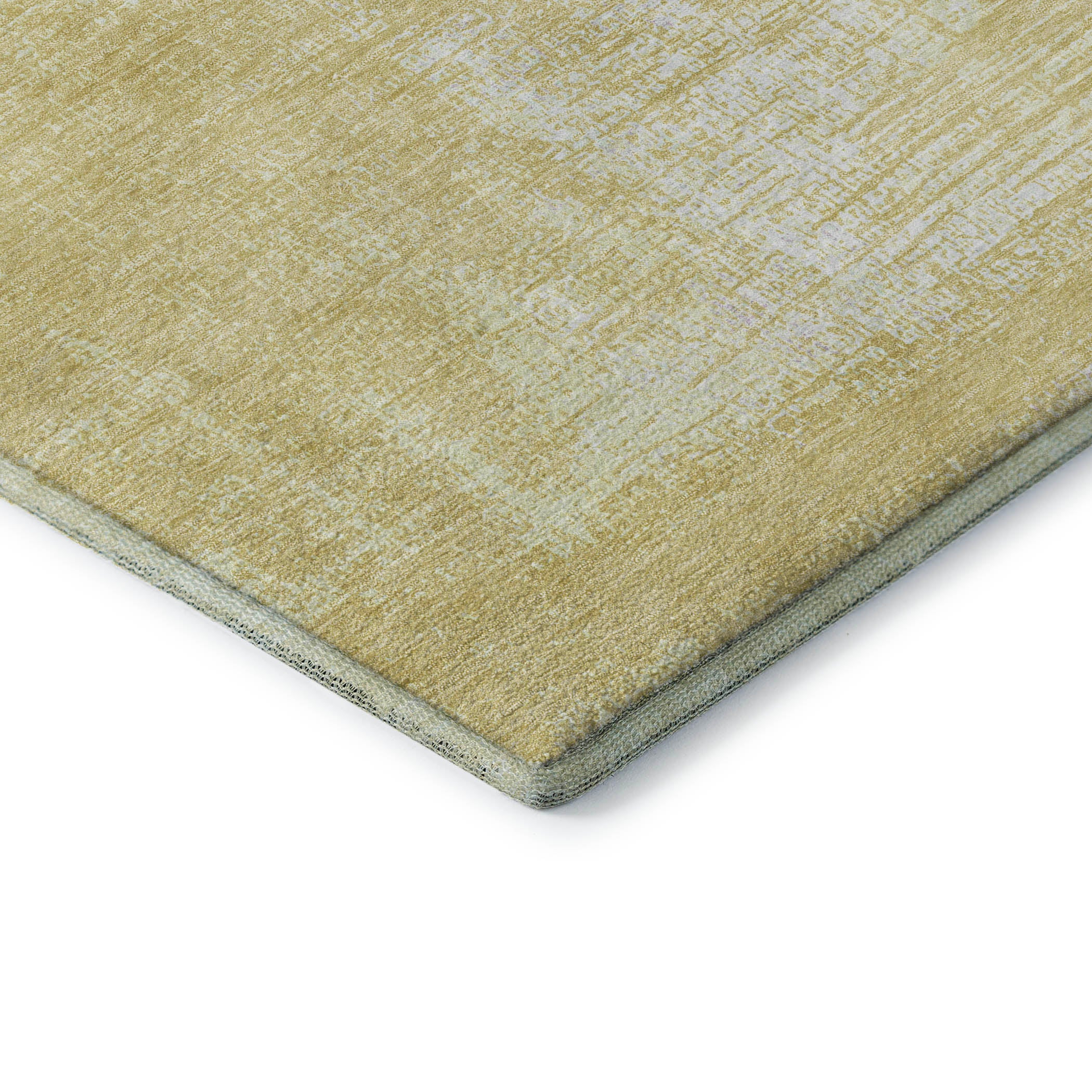 Bern Machine Washable Transitional Wheat Gold Rug 1'8" x 2'6" #shape_Rectangle