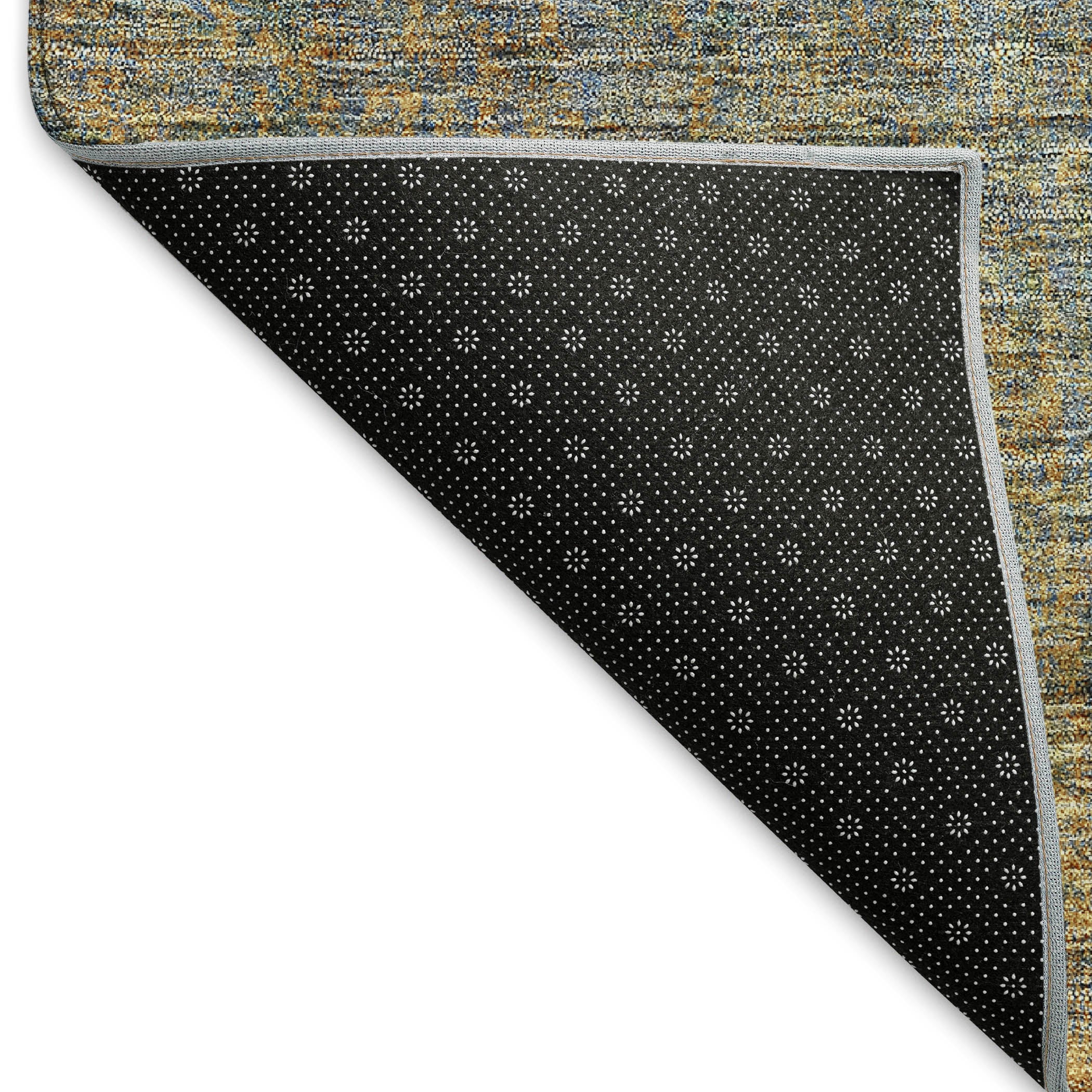 Siena Machine Washable Transitional Green Rug 1'8" x 2'6" #shape_Rectangle