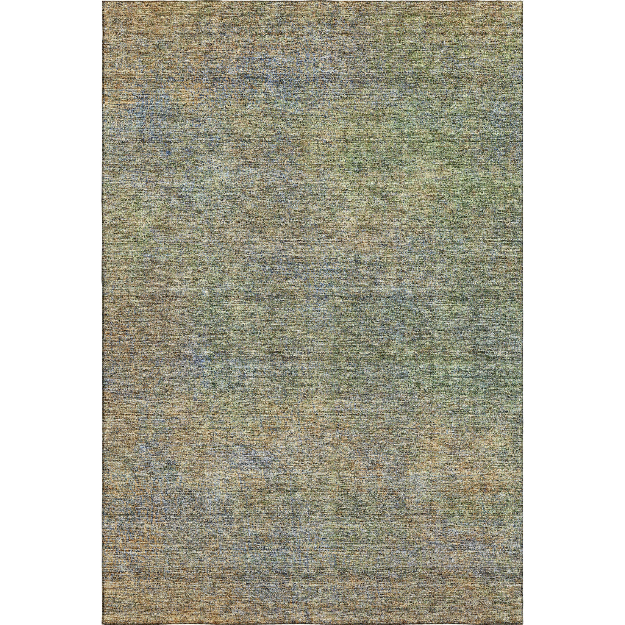Siena Machine Washable Transitional Green Rug 2'6" x 3'10" #shape_Rectangle