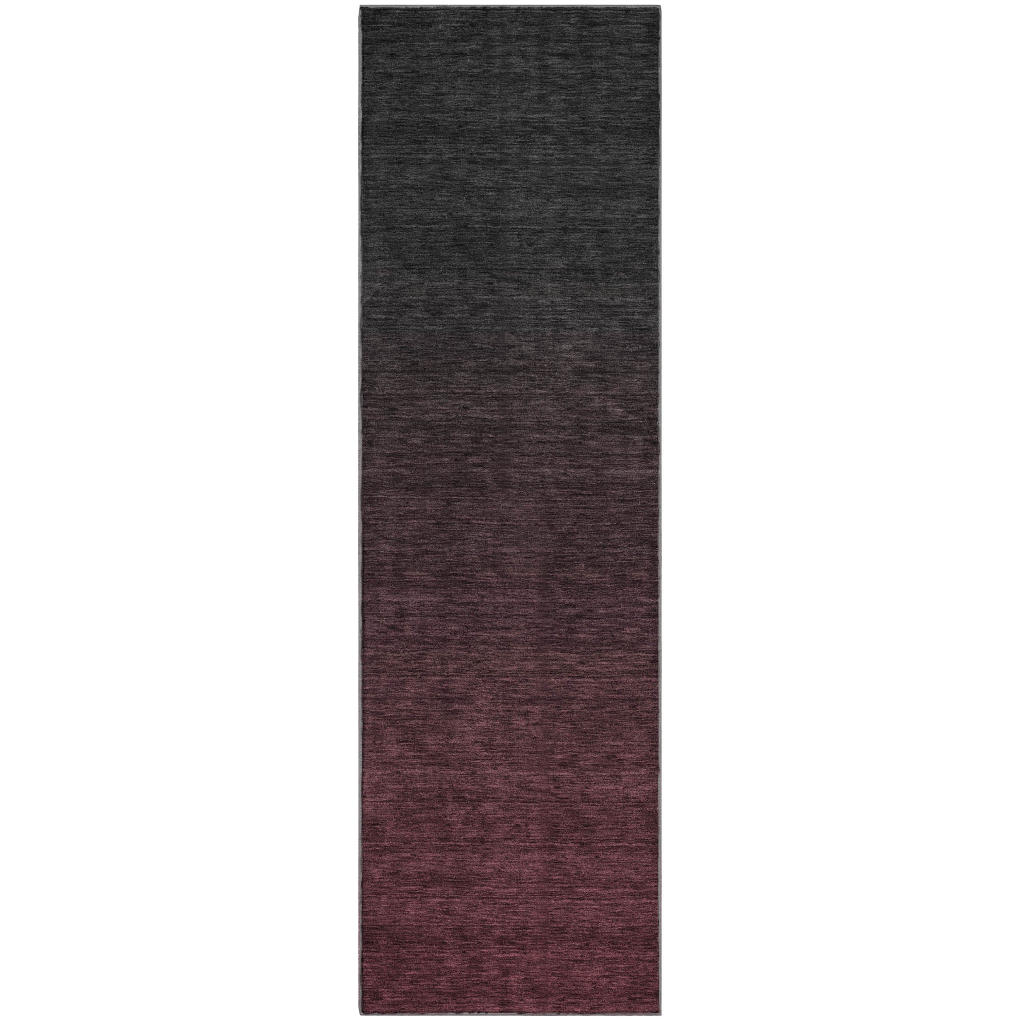 Lucerne Machine Washable Transitional Merlot Red Rug 2'3" x 7'6" #shape_Runner