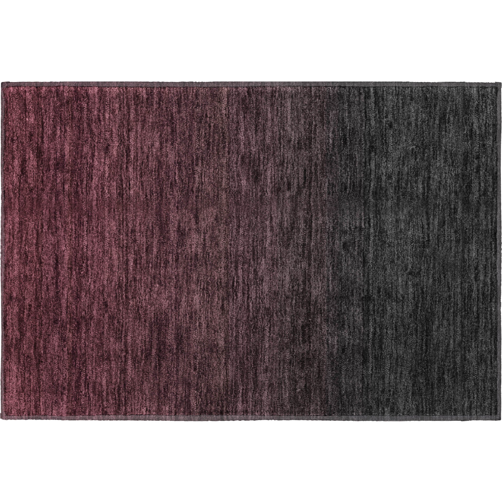 Lucerne Machine Washable Transitional Merlot Red Rug 1'8" x 2'6" #shape_Rectangle