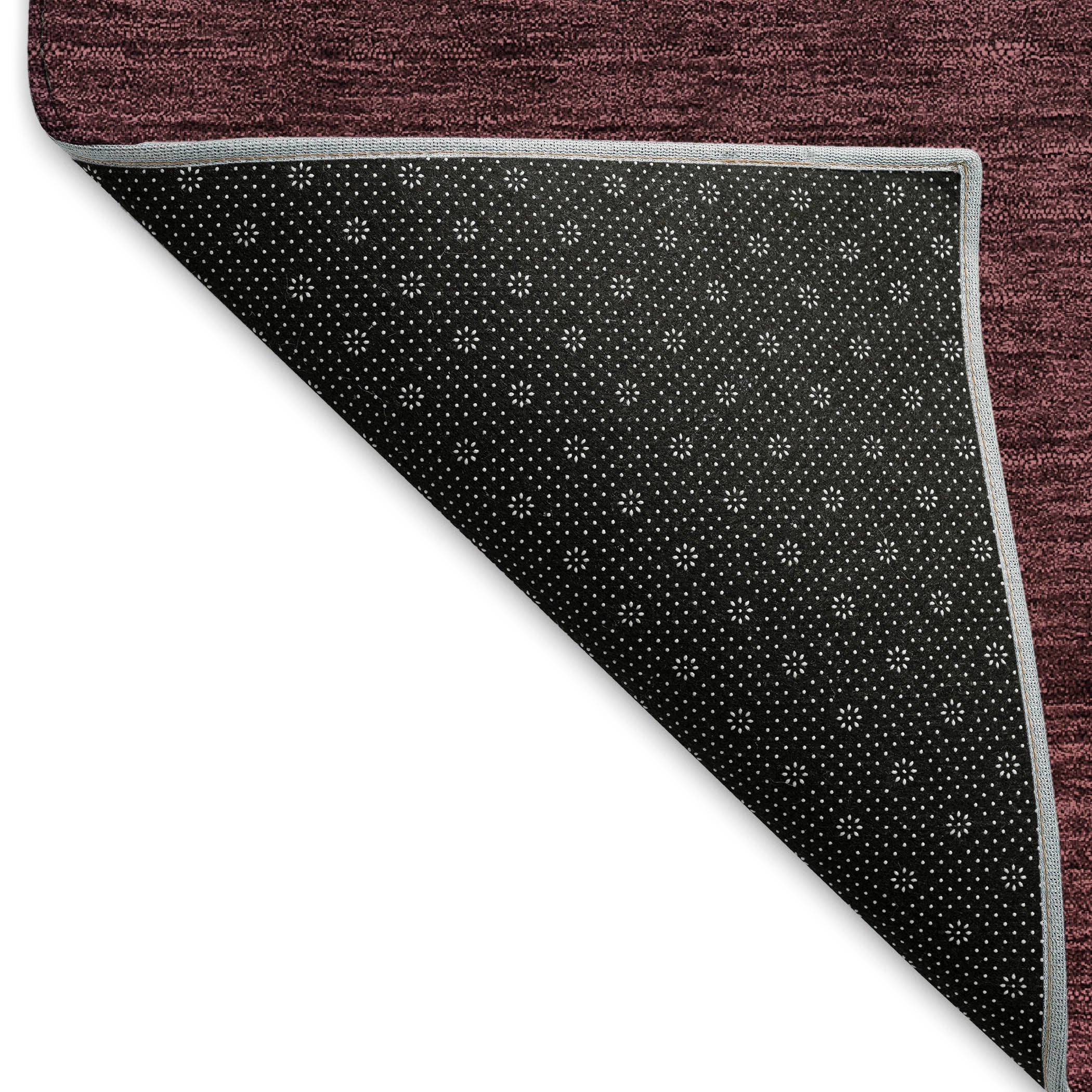 Lucerne Machine Washable Transitional Merlot Red Rug 1'8" x 2'6" #shape_Rectangle
