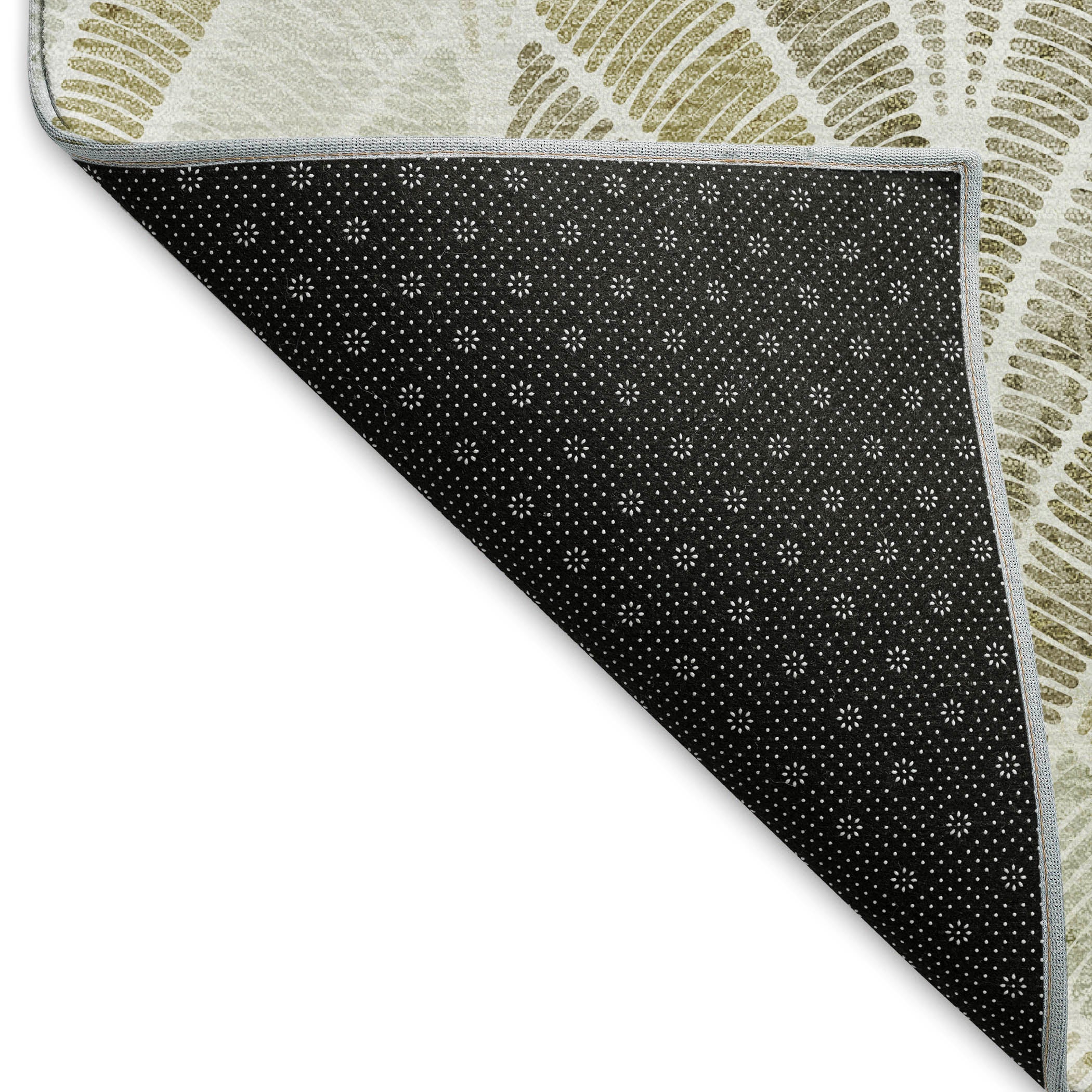 Montevideo Machine Washable Transitional Khaki Brown Rug 1'8" x 2'6" #shape_Rectangle