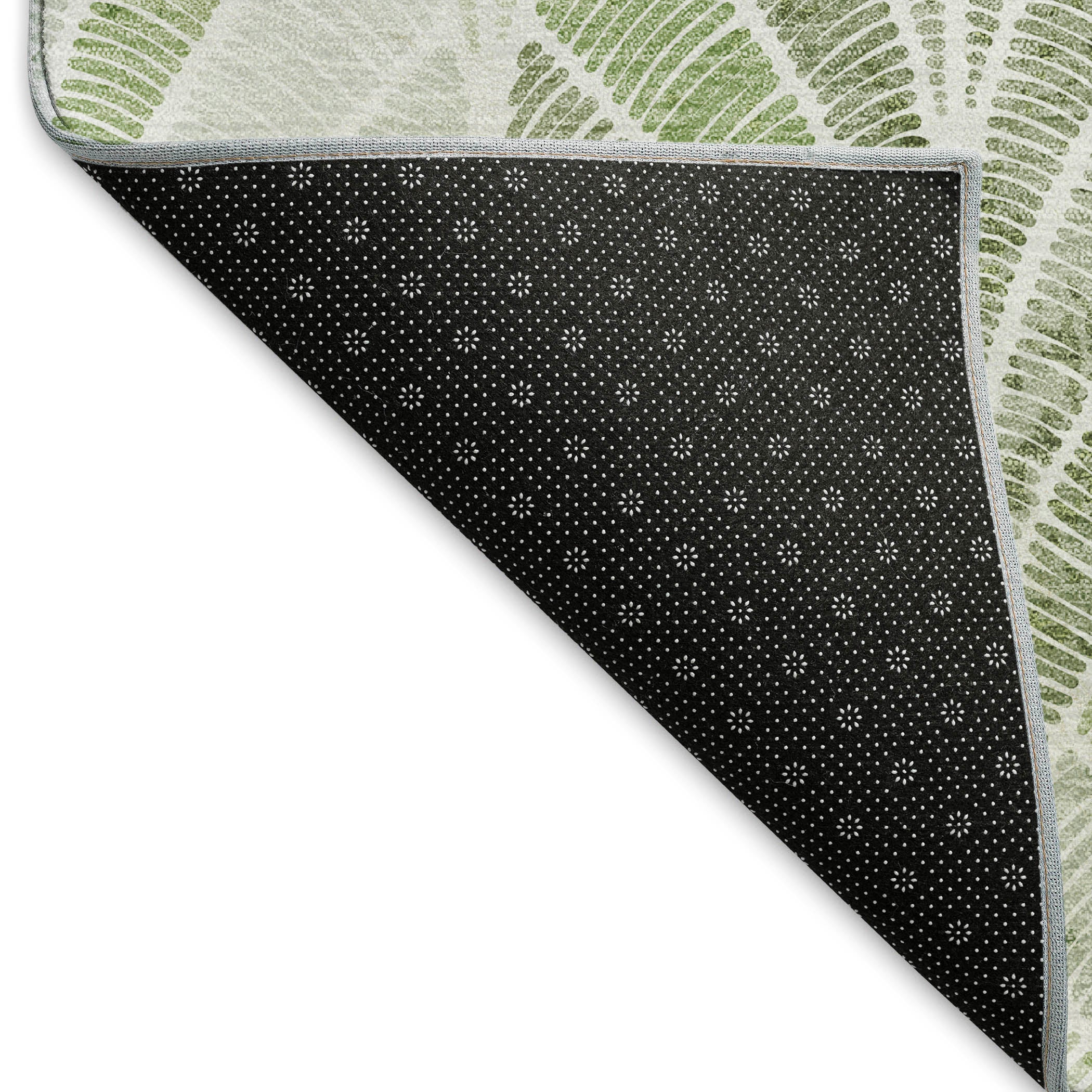 Montevideo Machine Washable Transitional Sage Green Rug 1'8" x 2'6" #shape_Rectangle
