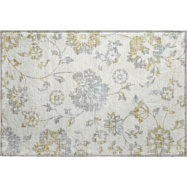 Cusco Machine Washable Transitional Ivory Rug 1'8" x 2'6"