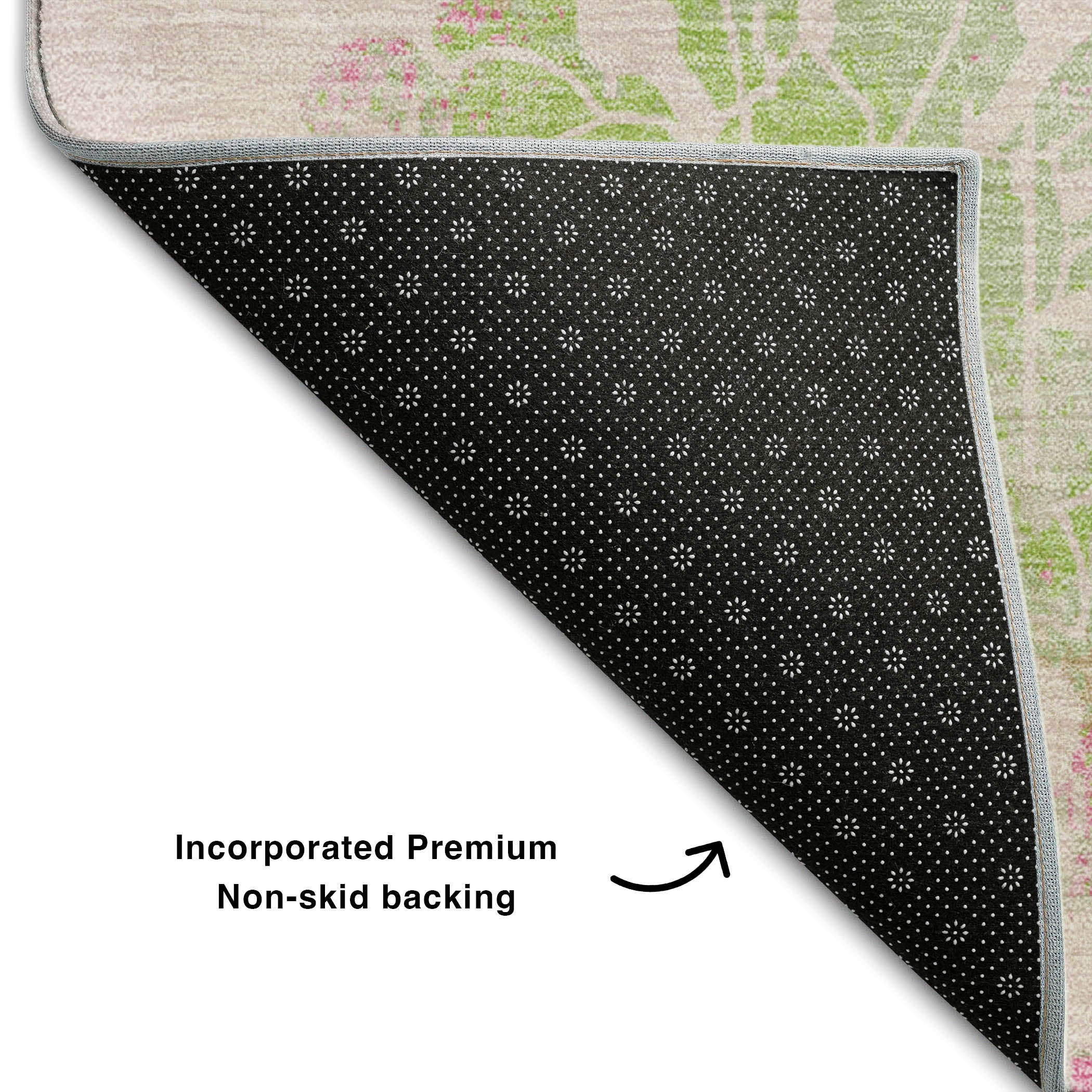 Cusco Machine Washable Transitional Pink Rug 1'8" x 2'6" #shape_Rectangle