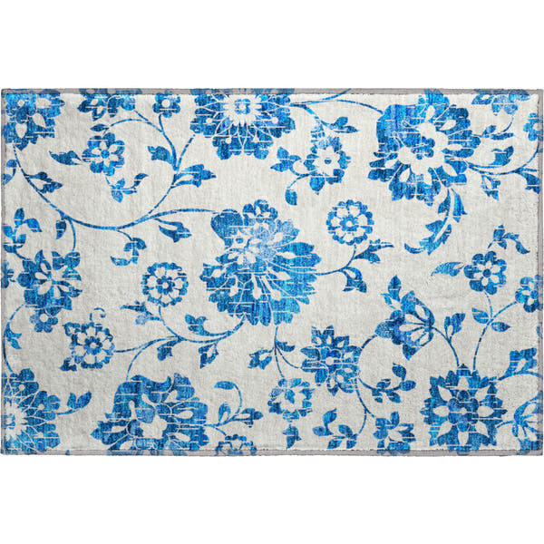 Cusco Machine Washable Transitional White Ivory Rug 1'8" x 2'6"