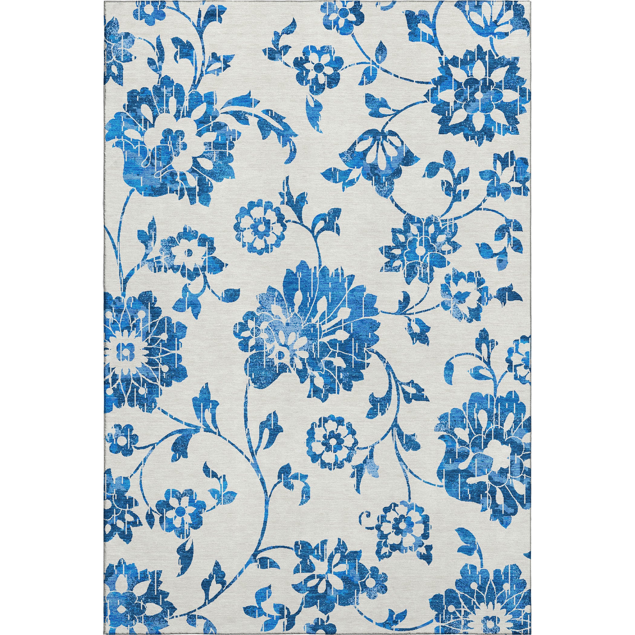Cusco Machine Washable Transitional White Ivory Rug 2'6" x 3'10" #shape_Rectangle