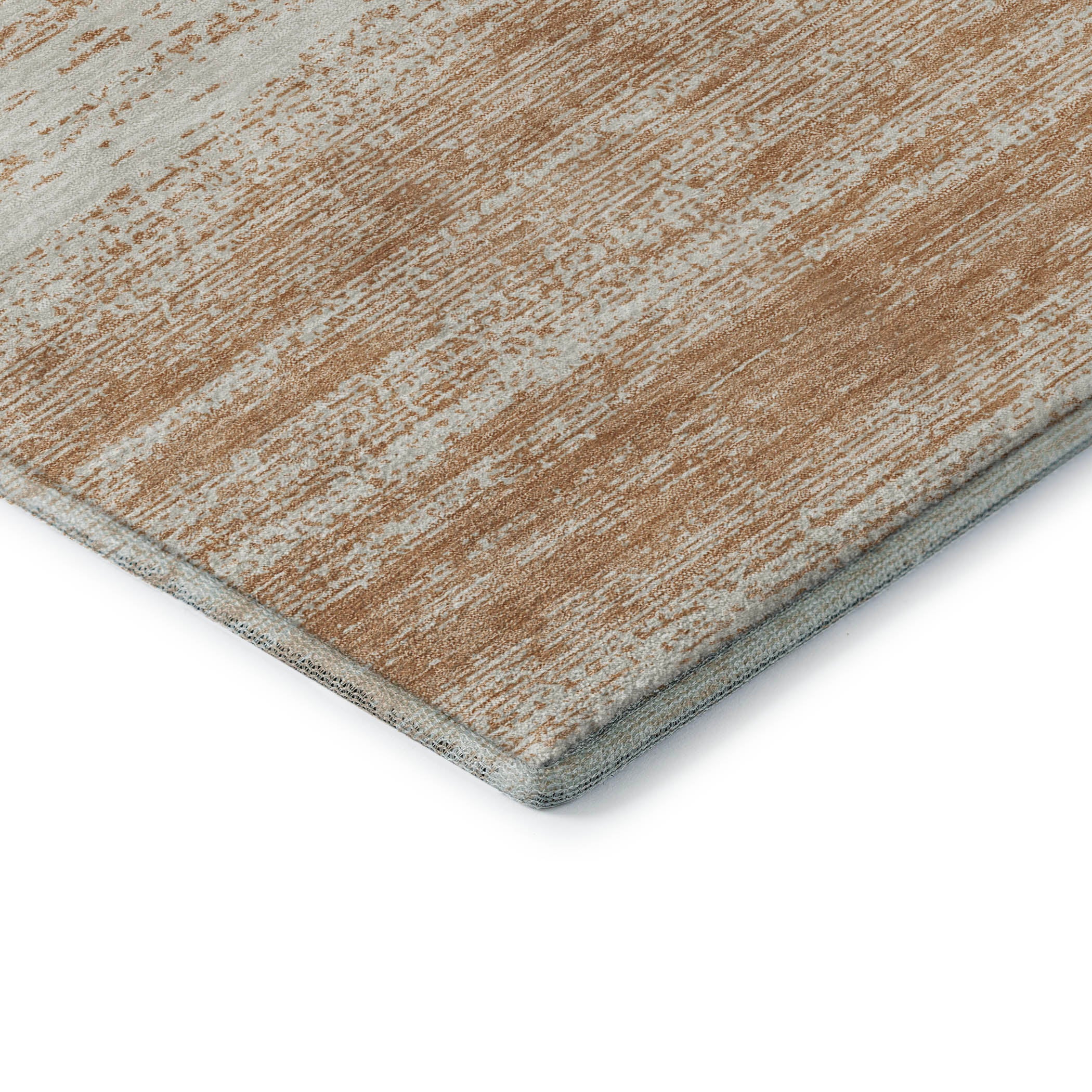 Vienna Machine Washable Transitional Copper Orange Rug 1'8" x 2'6" #shape_Rectangle