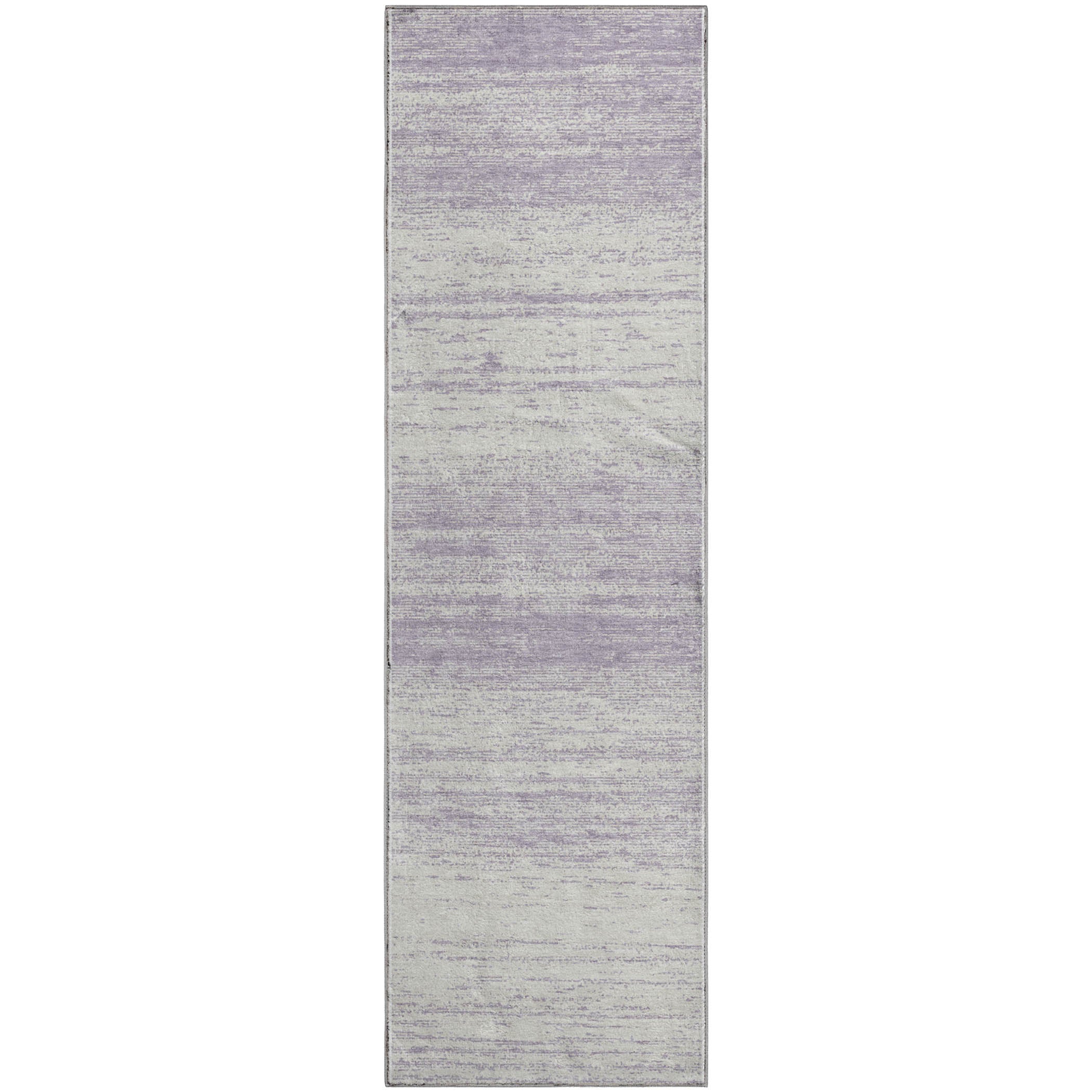 Vienna Machine Washable Transitional Lavender Purple Rug 2'3" x 7'6" #shape_Runner
