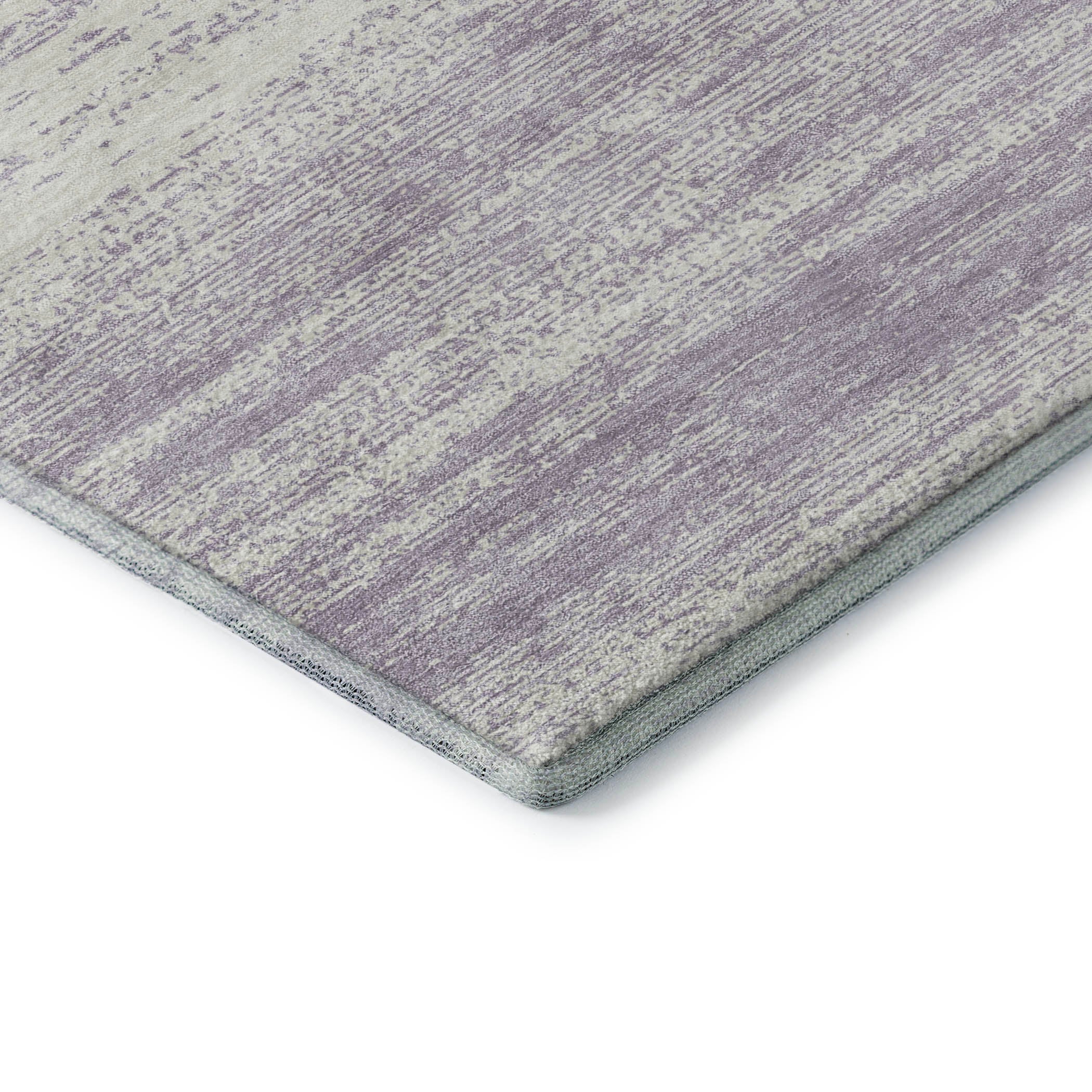 Vienna Machine Washable Transitional Lavender Purple Rug 1'8" x 2'6" #shape_Rectangle