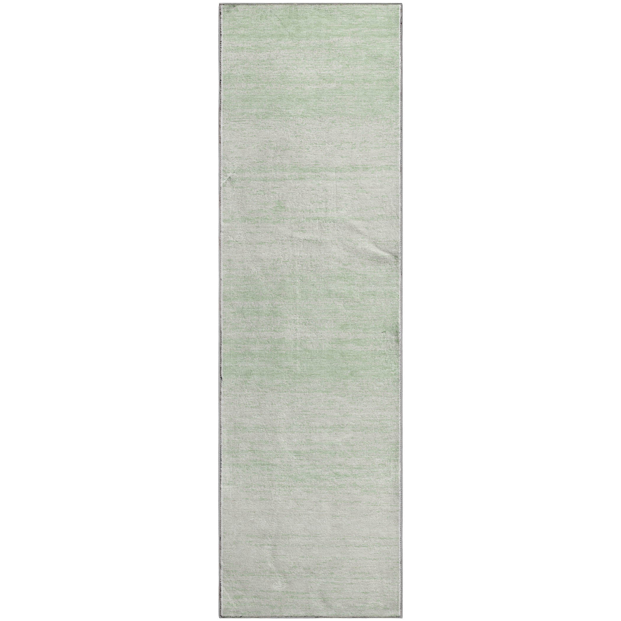 Vienna Machine Washable Transitional Mint Green Rug 2'3" x 7'6" #shape_Runner