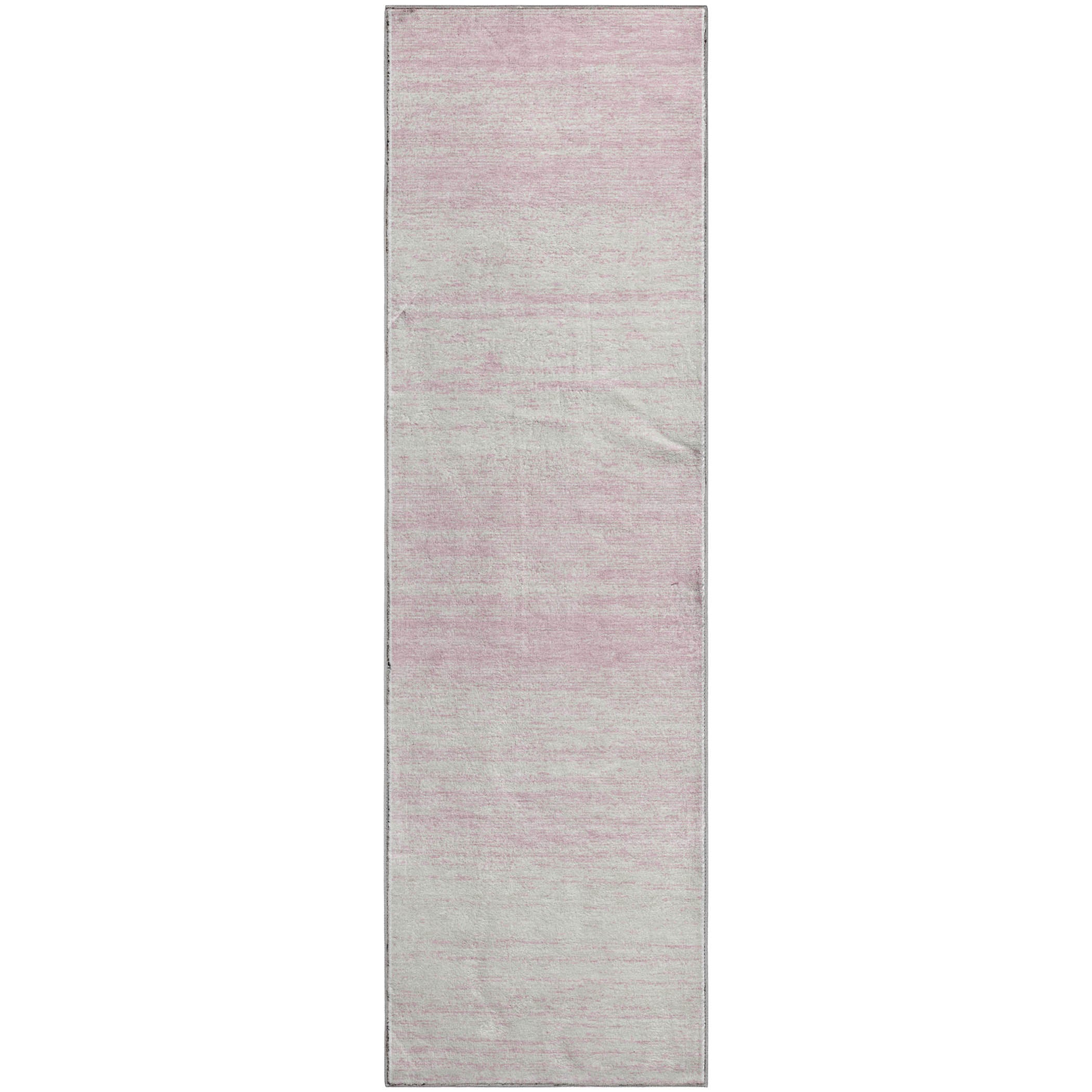 Vienna Machine Washable Transitional Pink Rug 2'3" x 7'6" #shape_Runner