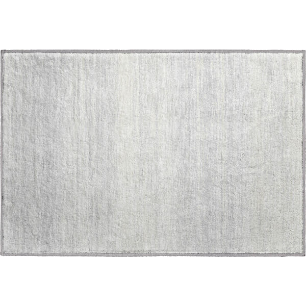 Vienna Machine Washable Transitional Silver Gray Rug 1'8" x 2'6"