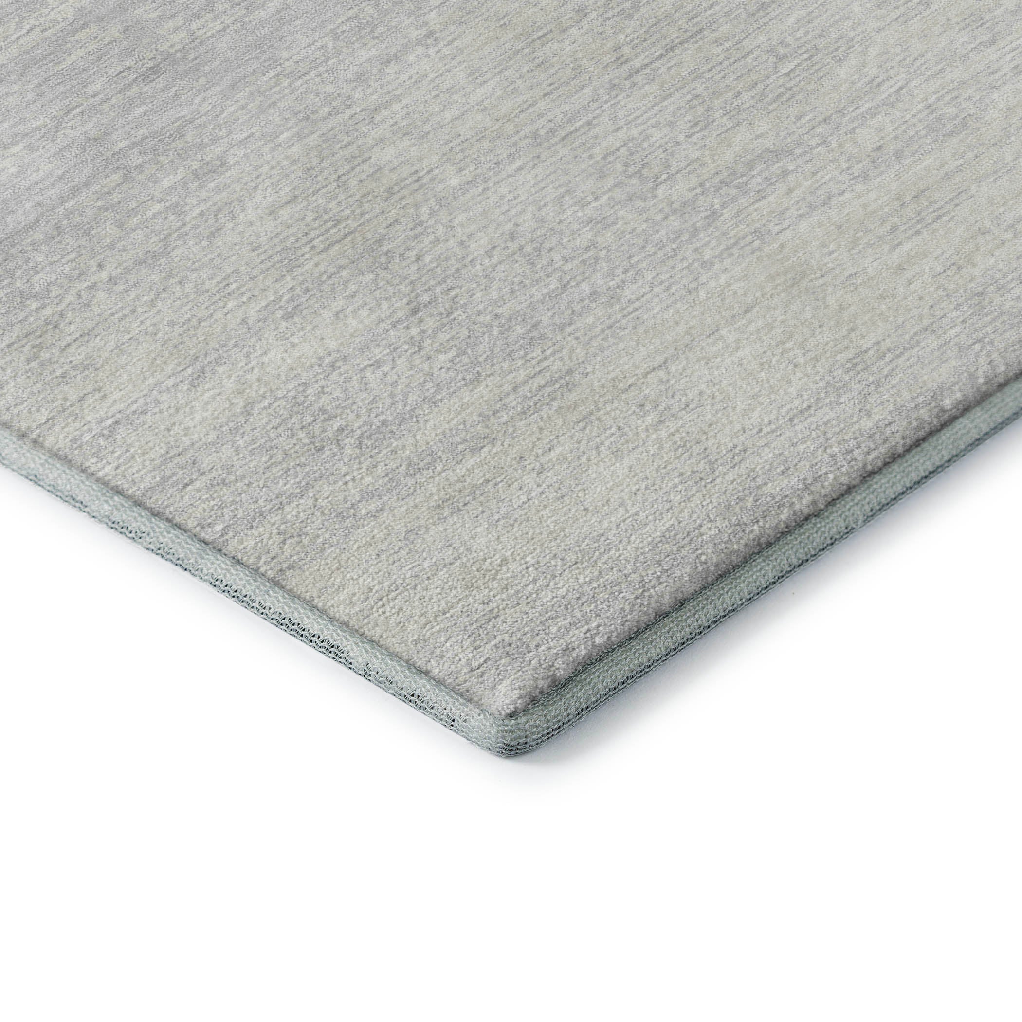 Vienna Machine Washable Transitional Silver Gray Rug 1'8" x 2'6" #shape_Rectangle