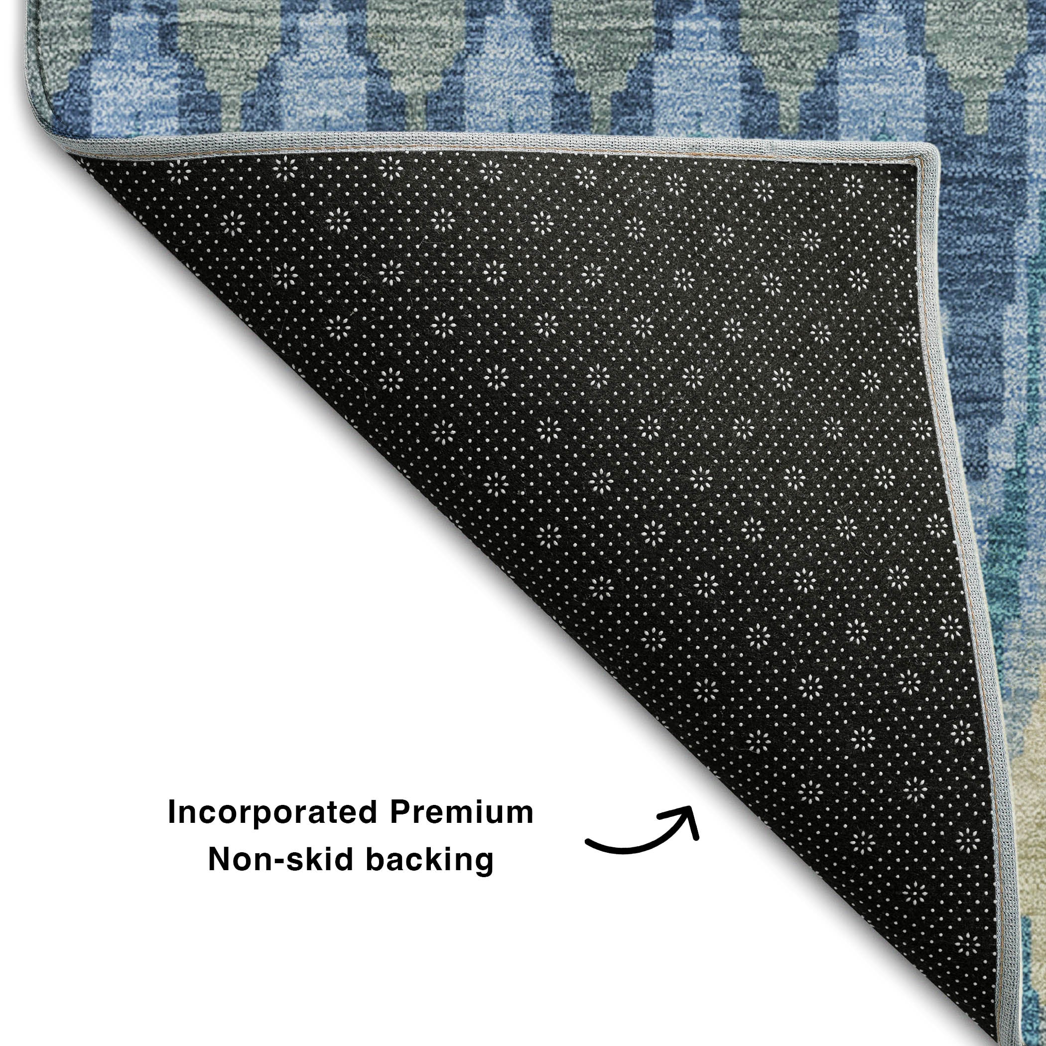 Split Machine Washable Transitional Denim Blue Rug 1'8" x 2'6" #shape_Rectangle