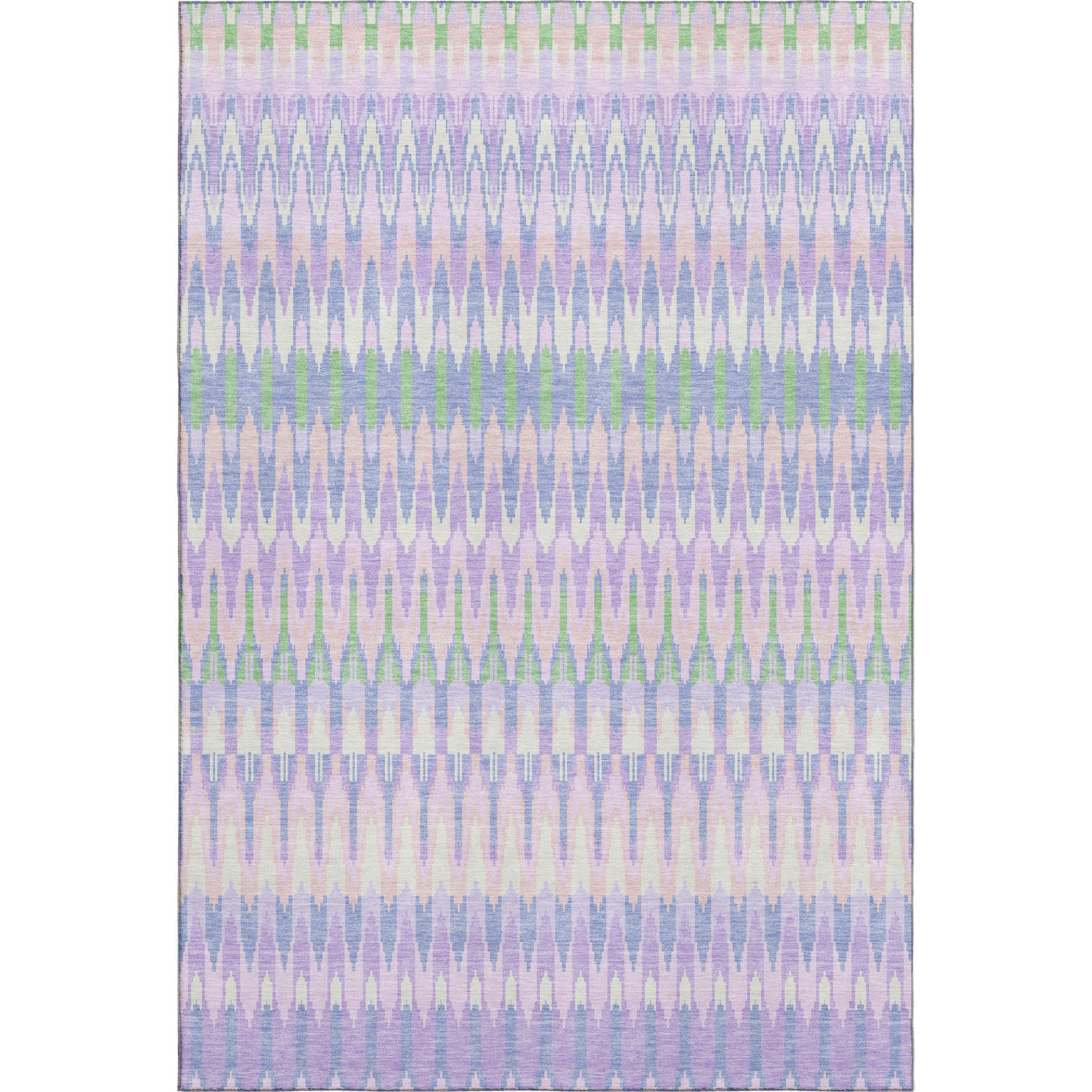 Split Machine Washable Transitional Lavender Purple Rug 2'6" x 3'10" #shape_Rectangle